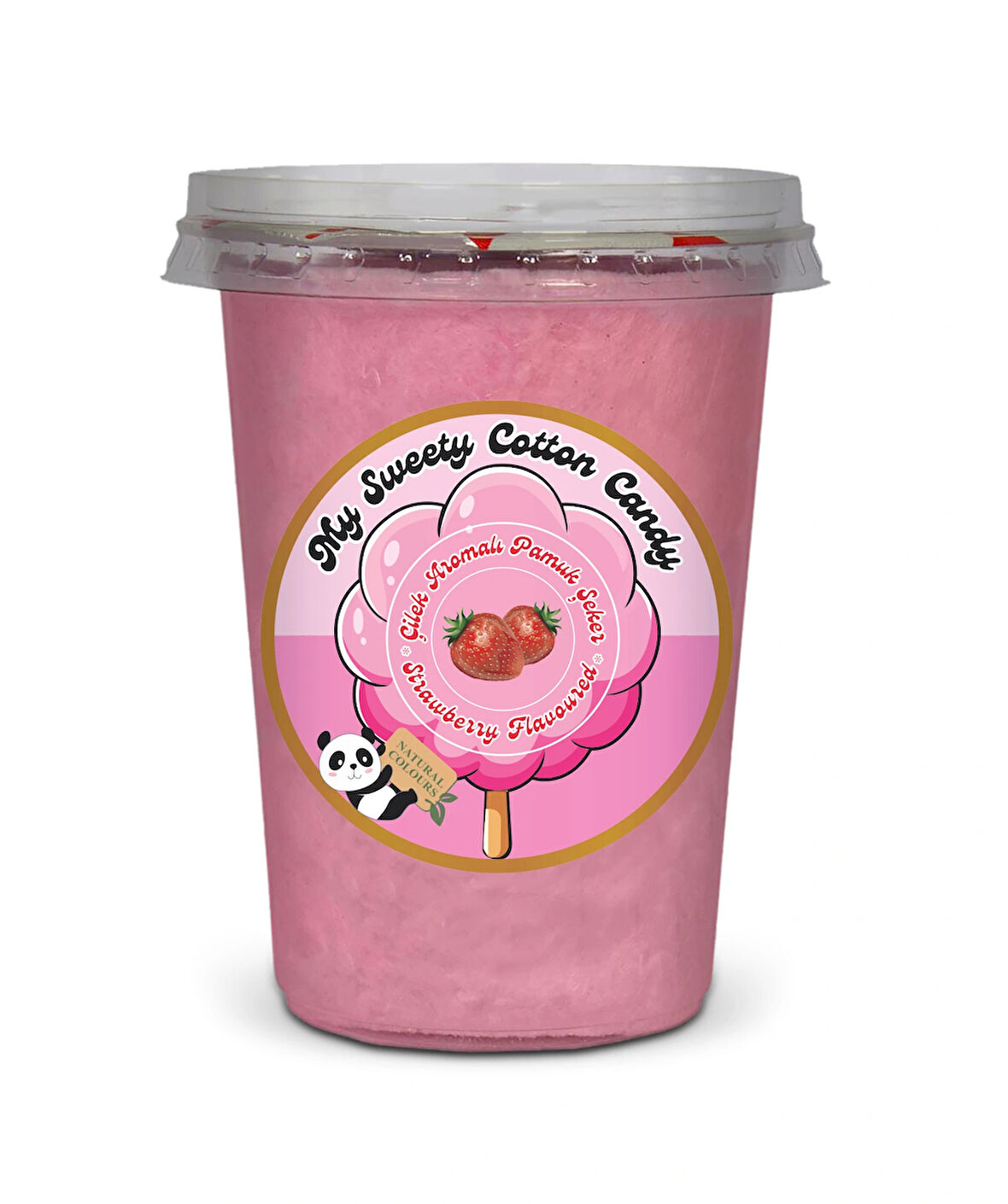 ÇİLEK AROMALI GURME PAMUK ŞEKER