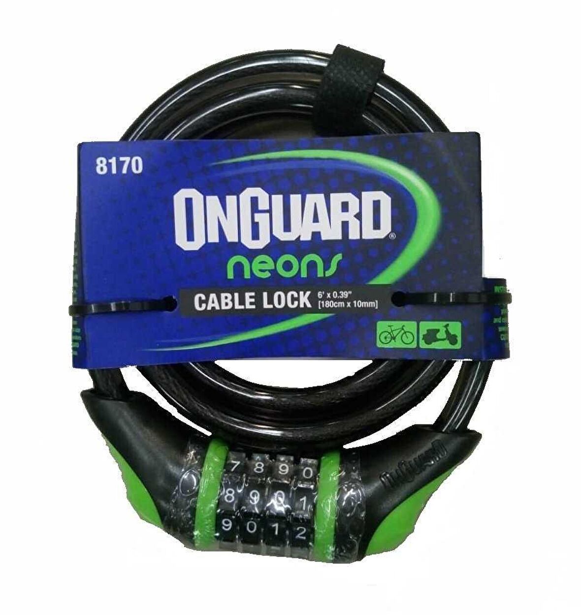 ONGUARD 8170 10X180 NEON COMBO ŞİFRELİ KİLİT