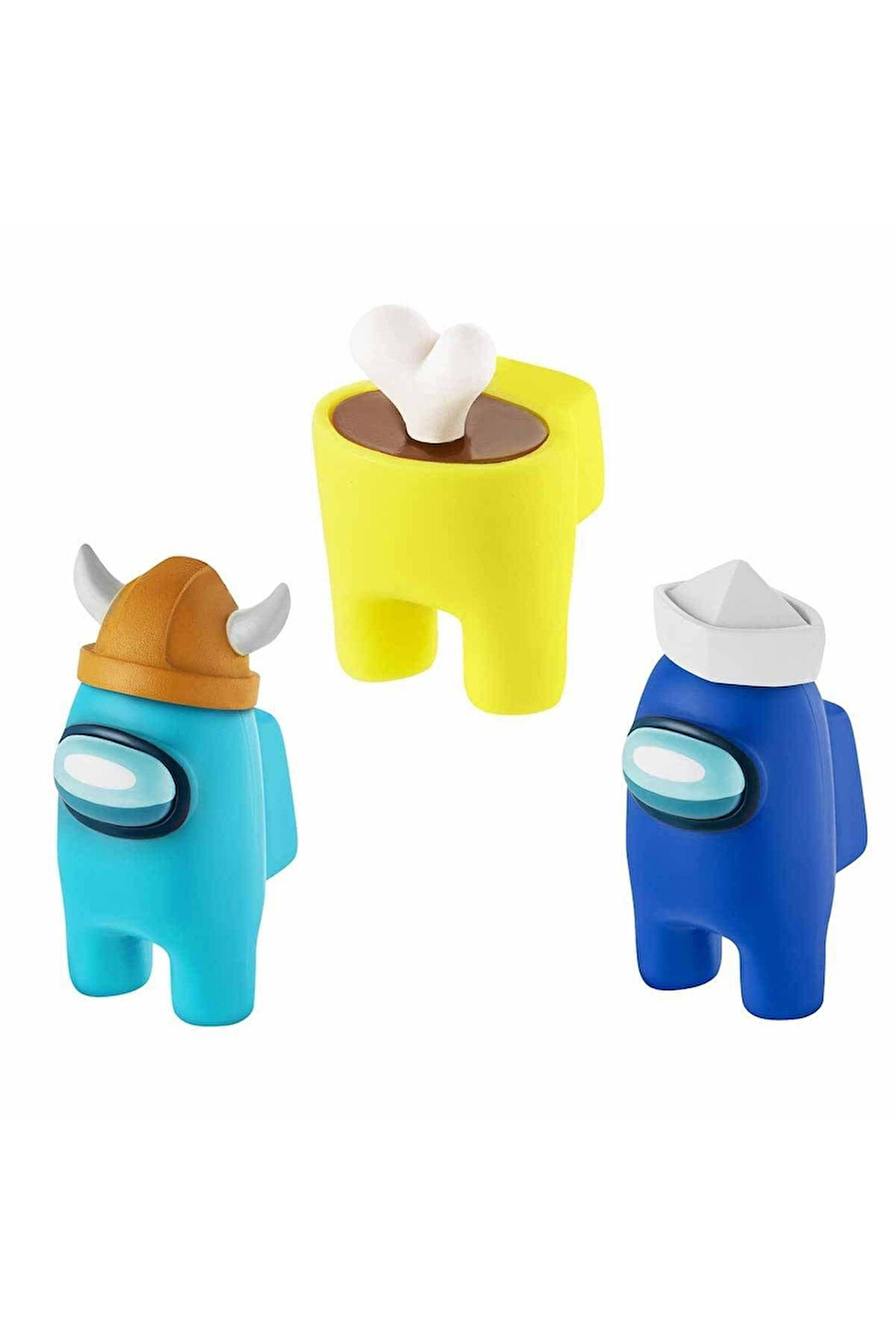 Among Us 3’lü Figür Paketi S:2 - Lacivert-mavi-sarı