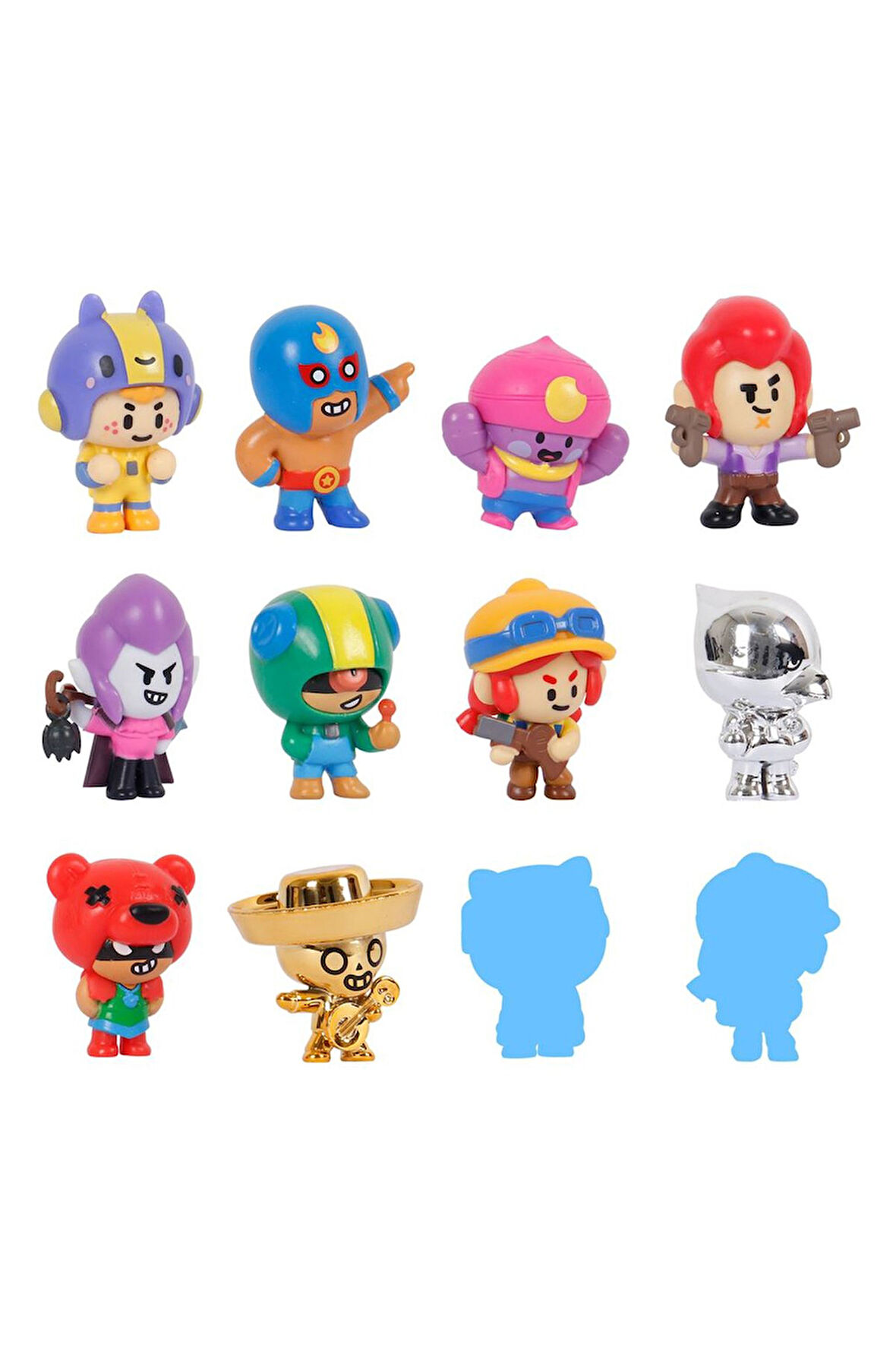 Lisanslı Brawl Stars 12'li Delüks Figür Seti: 10 + 2 Gizli Figürle Koleksiyonunu Tamamla!