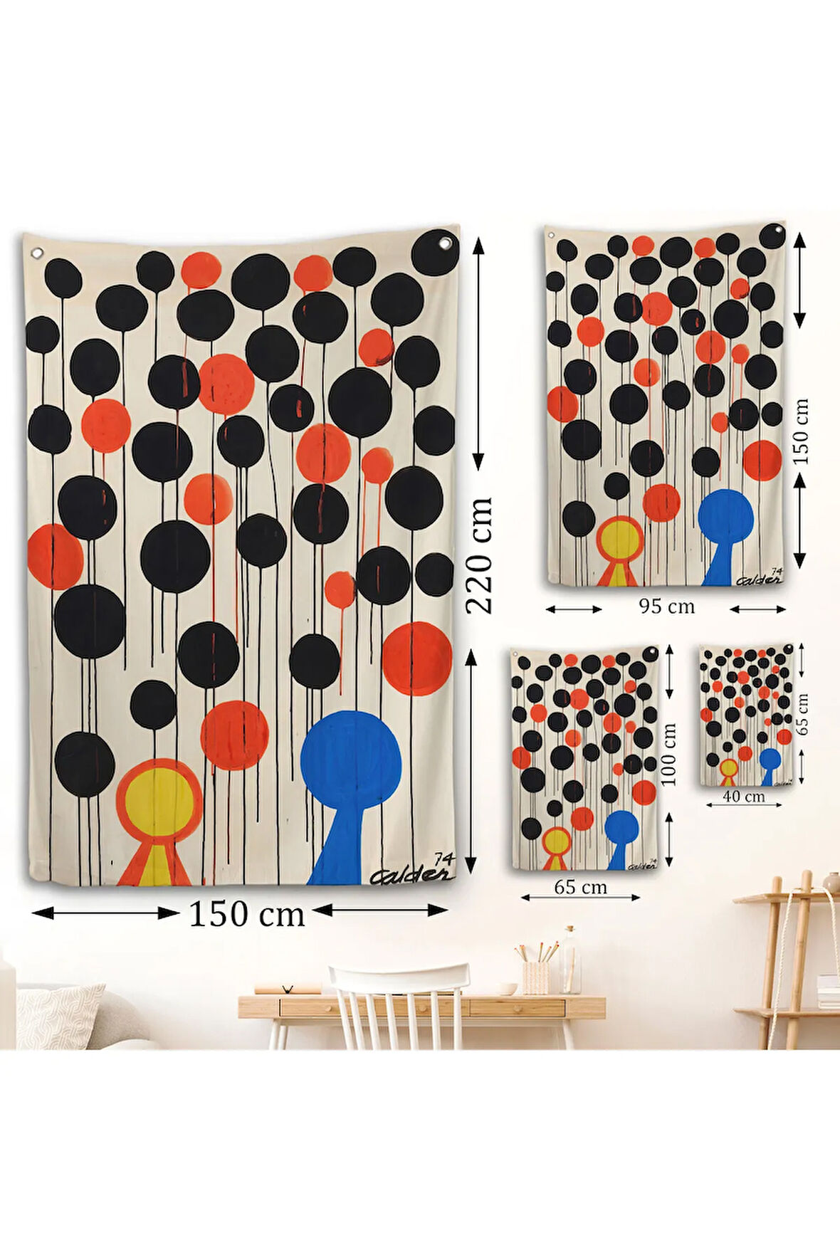 Alexander Calder - Envol Duvar Örtüsü-7291