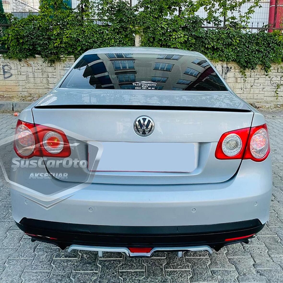 Vw Jetta MK5 2005-2010 Bagaj Üstü Spoiler Çıtası Piano Black Parlak Siyah