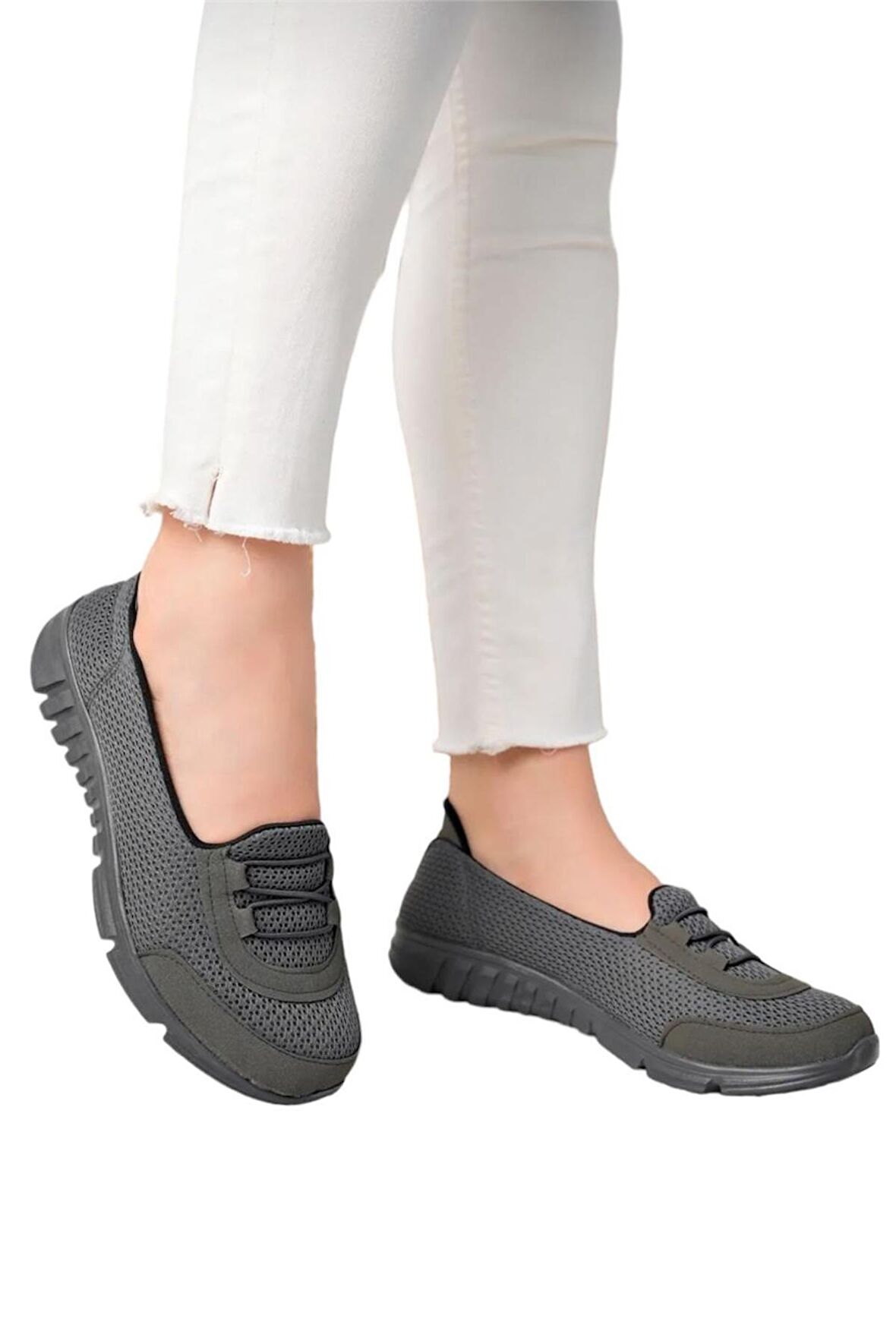 Ortopedik Kadın Yürüyüş Ayakkabısı FÜME