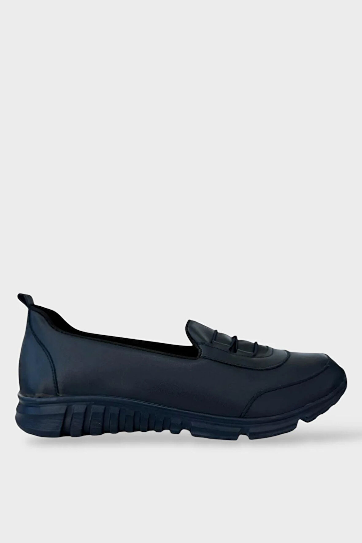 Ortopedik Kadın Yürüyüş Ayakkabısı LACİVERT