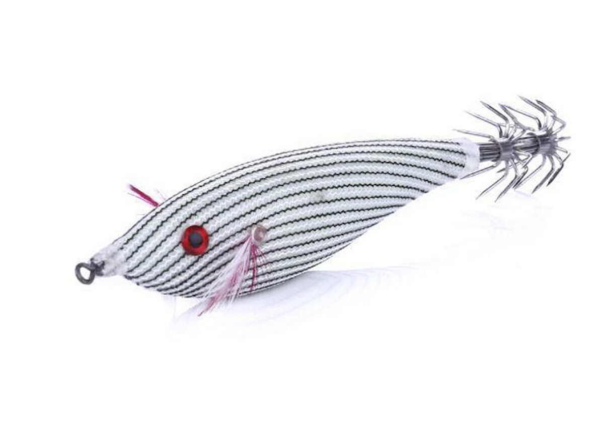 PROFISHER Kalamar Sahtesi 10cm 9gr Zebra Elbiseli Sert Yem