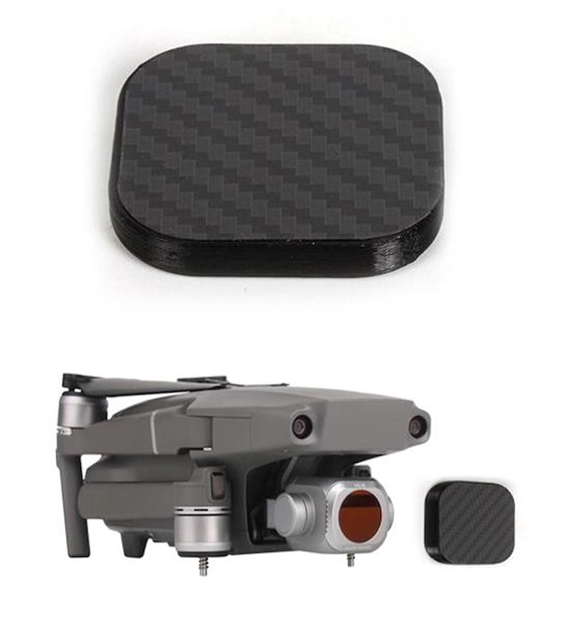 DJI Mavic Pro 2 Karbon Desen Filtre Kolay Sökme Takma Aparatı