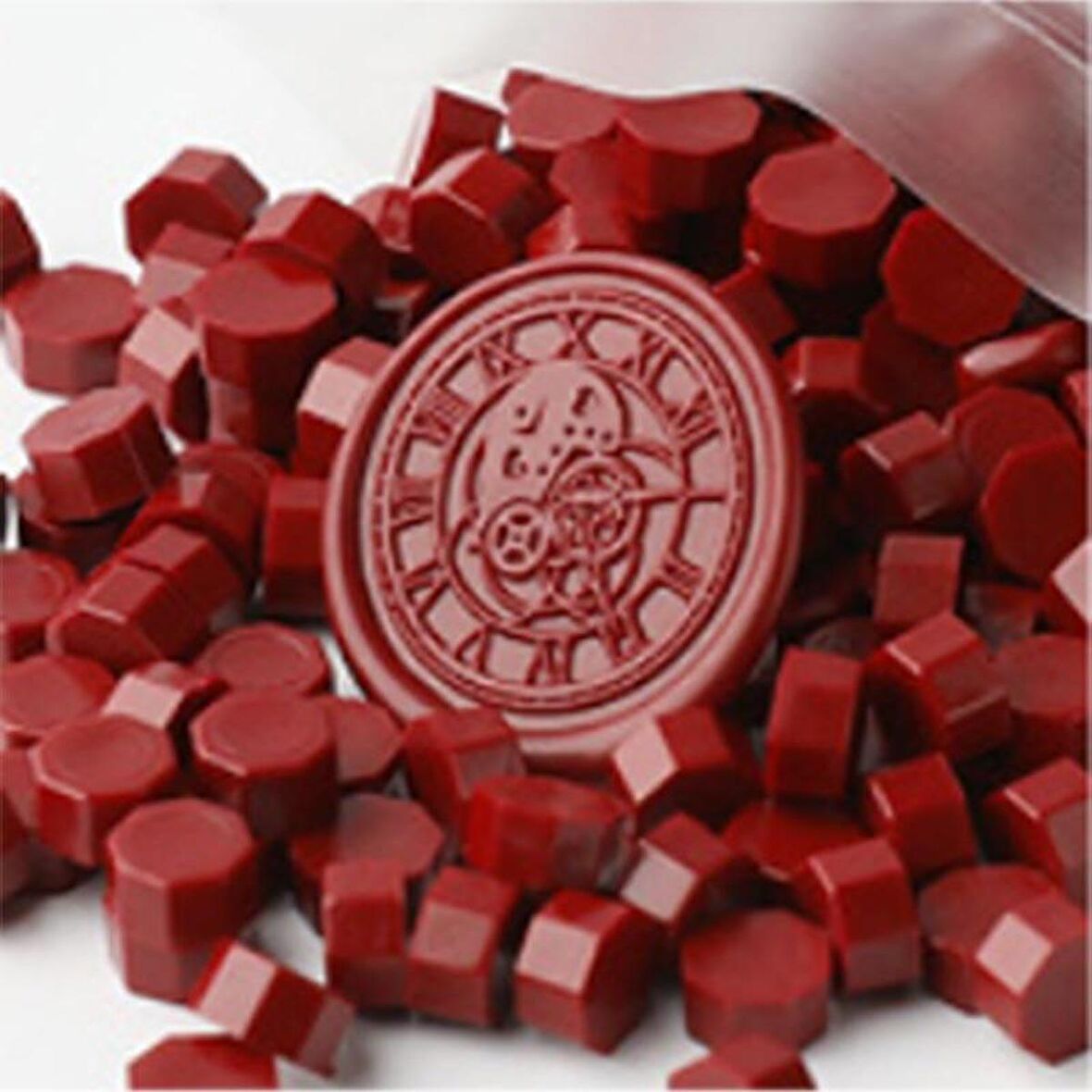 Mühür Mumu 50 Davetiye İçin 150 Boncuk Model: 32 Bordo