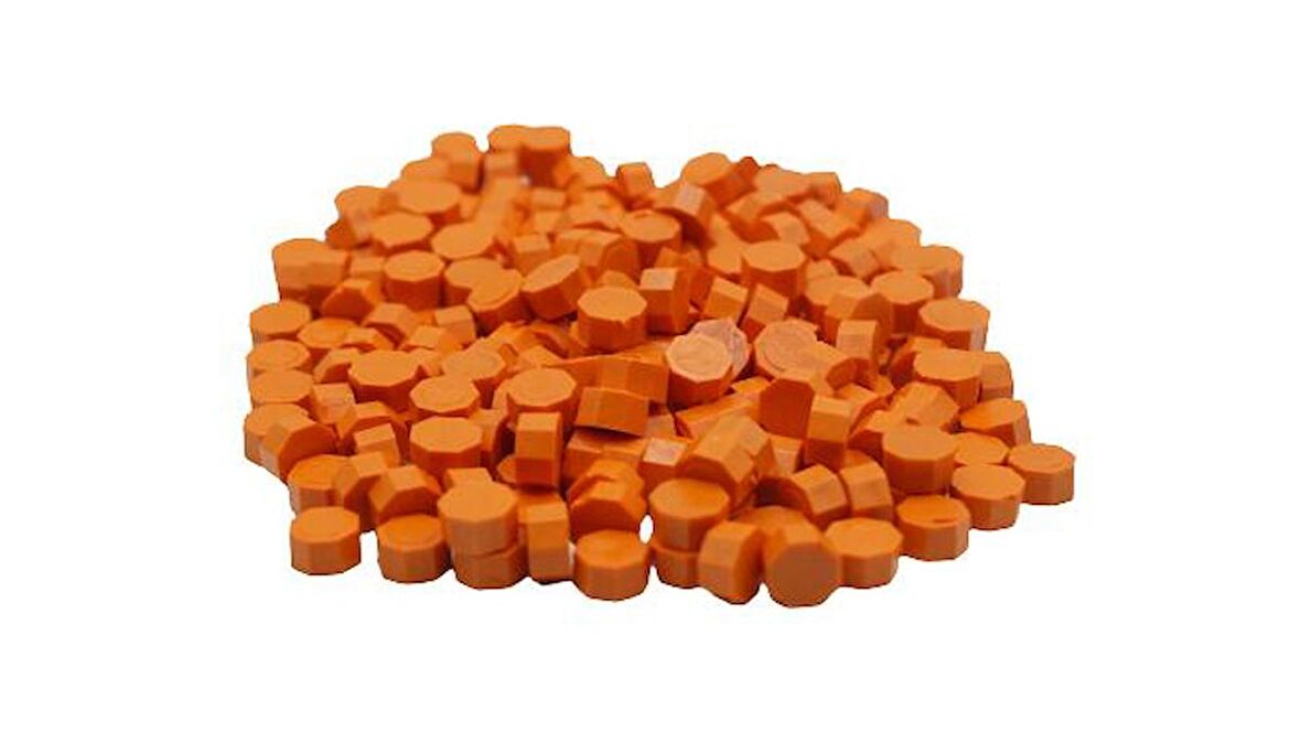 Mühür Mumu 50 Davetiye İçin 150 Boncuk Model: 35 Balkabağı