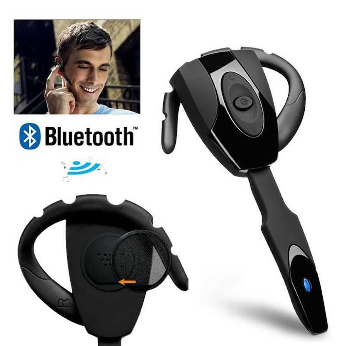 KKMOON EX-01 Gaming Military Bluetooth Headset