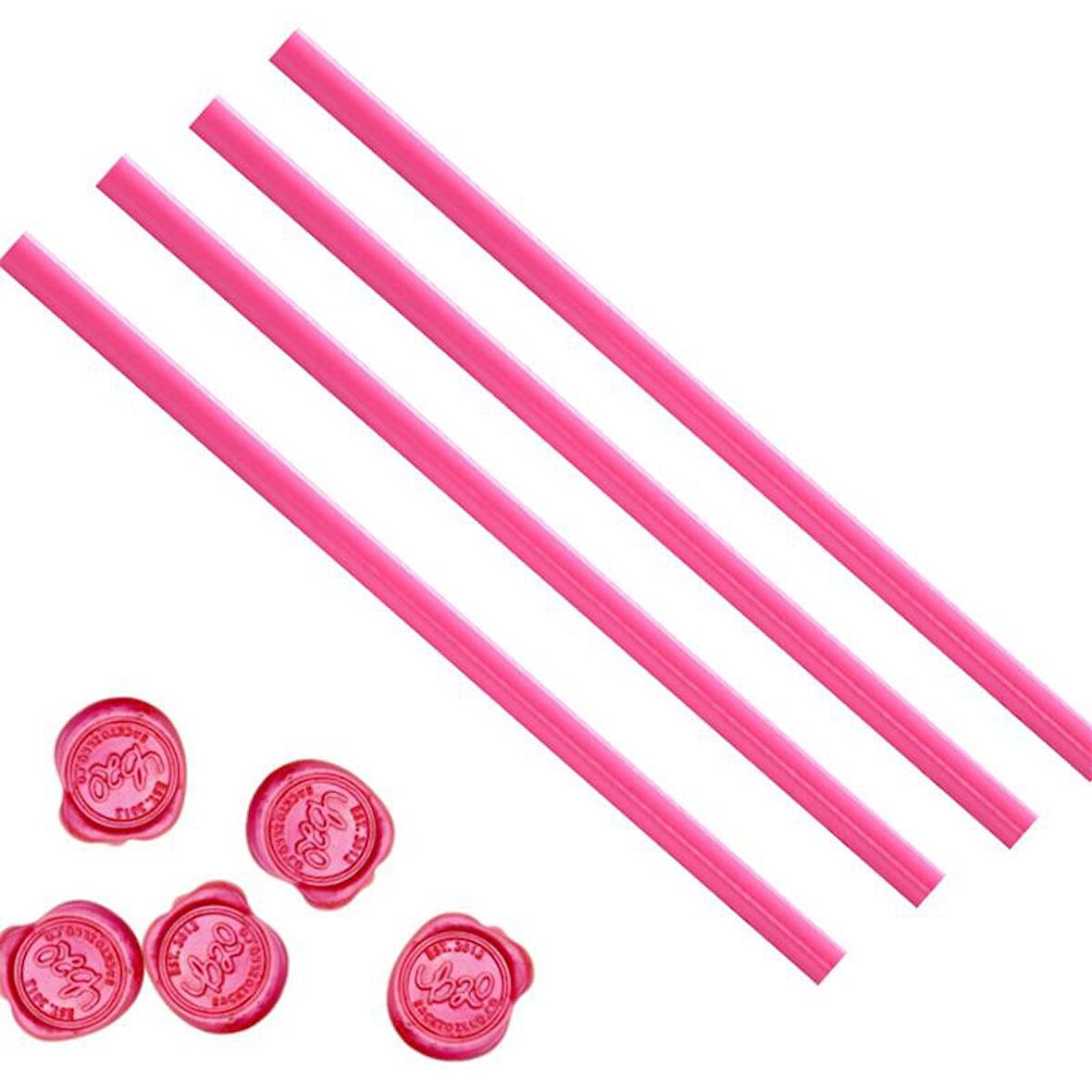 Mühür Mumu Çubuk Sıcak Tutkal 11mm x 30cm 4 lü Pembe Renk