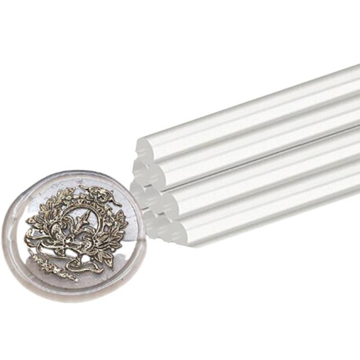 Mühür Mumu Çubuk Sıcak Tutkal 7mm x 27cm 10 lu Transparan Şeffaf