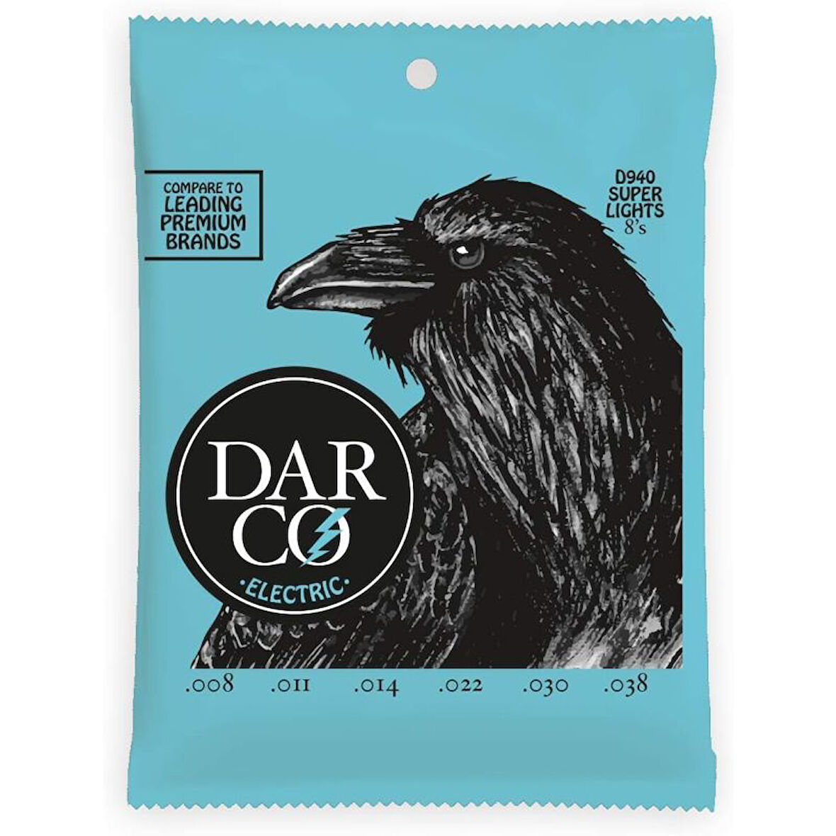 Martin Co Darco D940 Nickel Elektro Gitar Teli, Super Light 8-38