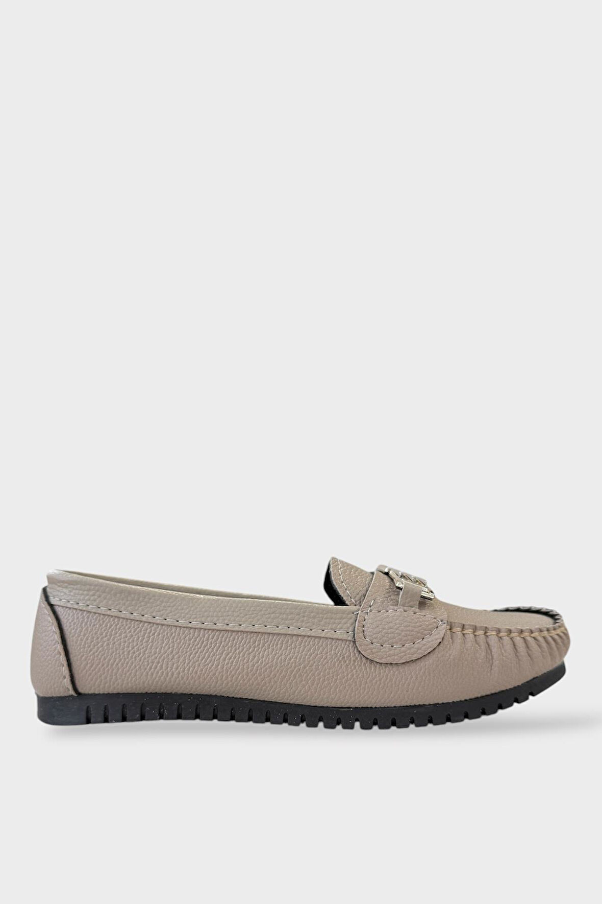 Kadın Hafif Taban Günlük Rahat Babet VİZON