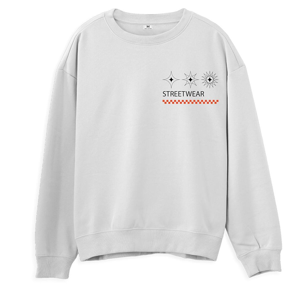 Street Wear 2 Sweatshirt-Beyaz