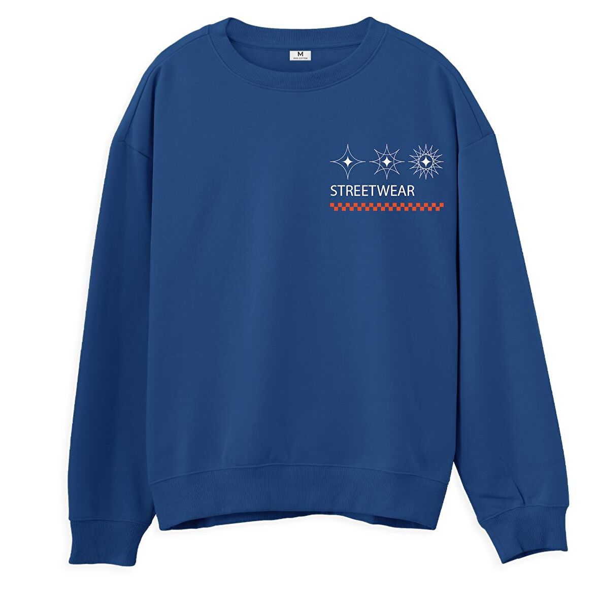 Street Wear 2 Sweatshirt-Royal Mavi