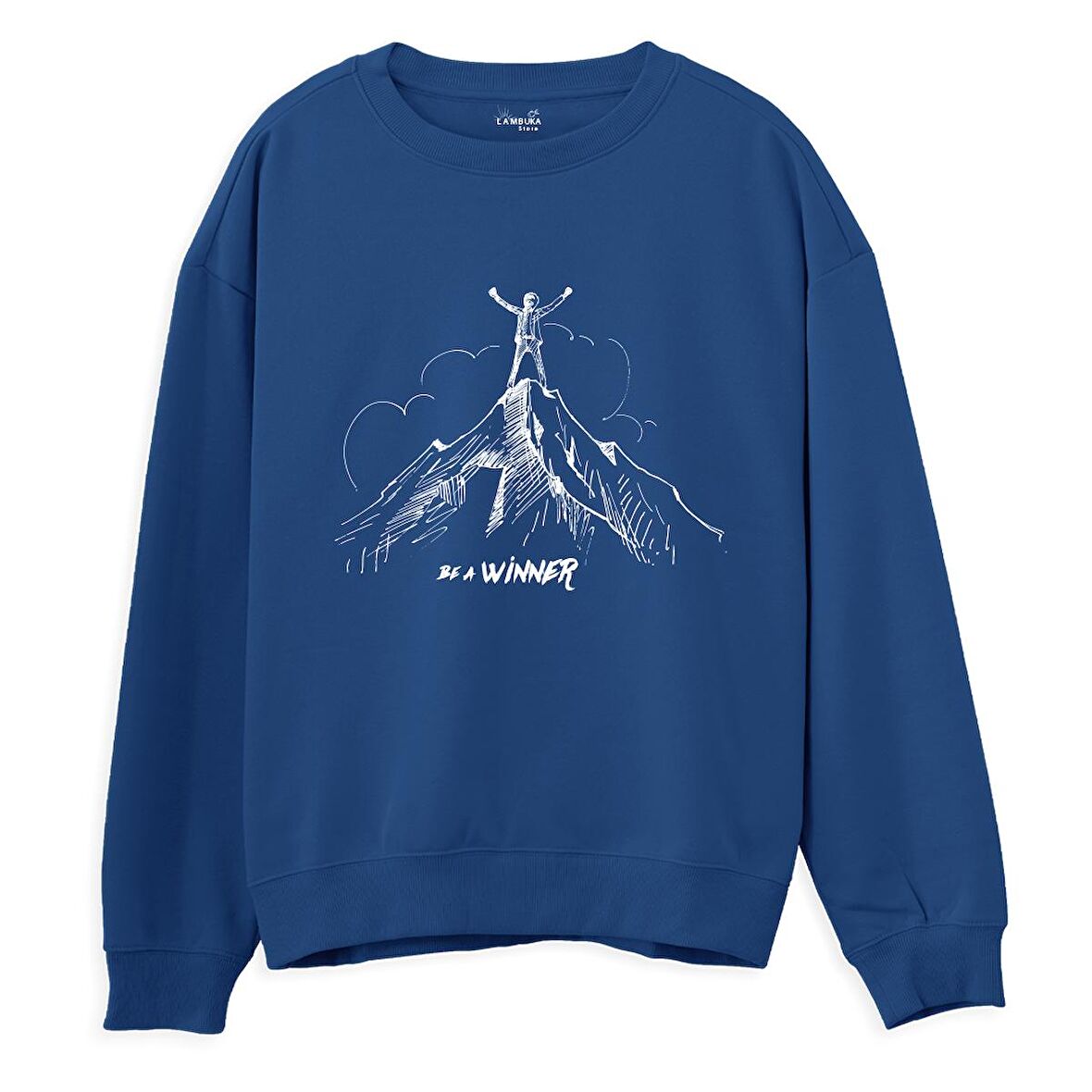 Winner Sweatshirt-Royal Mavi