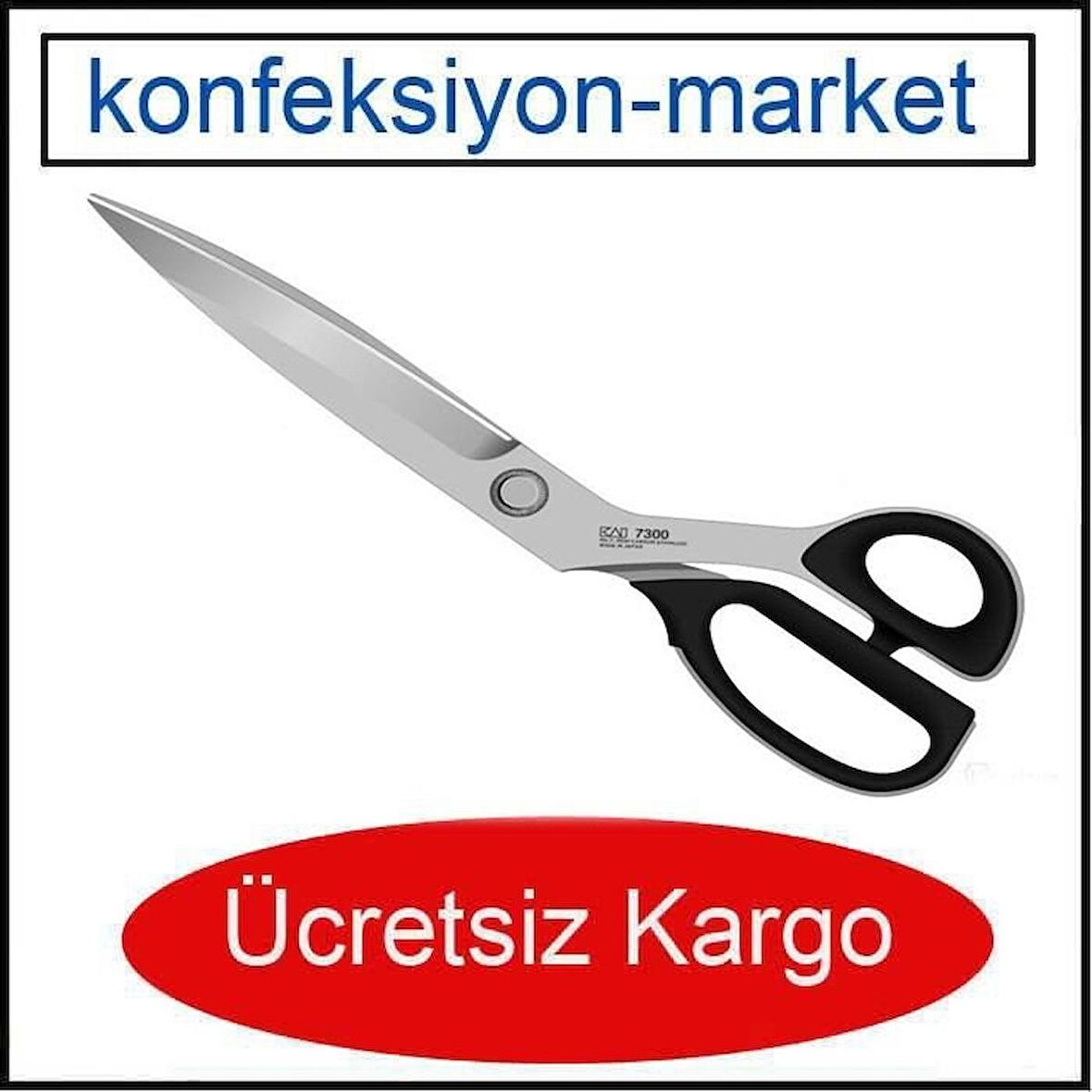 KAİ 7300 Serisi Terzi Pastal Kumaş Kesim Makası (Orjinal Japon)