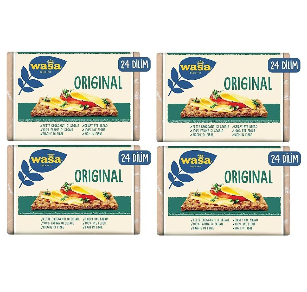 Wasa Sade - Original Gevrek Ekmek 4 Adet 275g