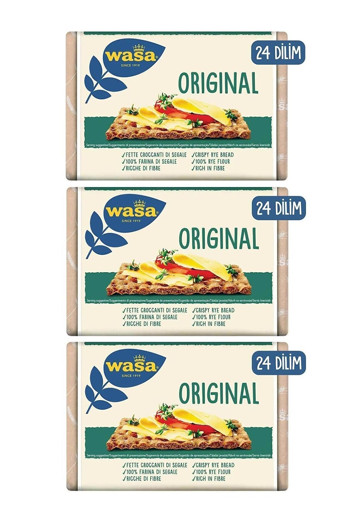 Wasa Sade - Original Gevrek Ekmek 3 Adet 275g