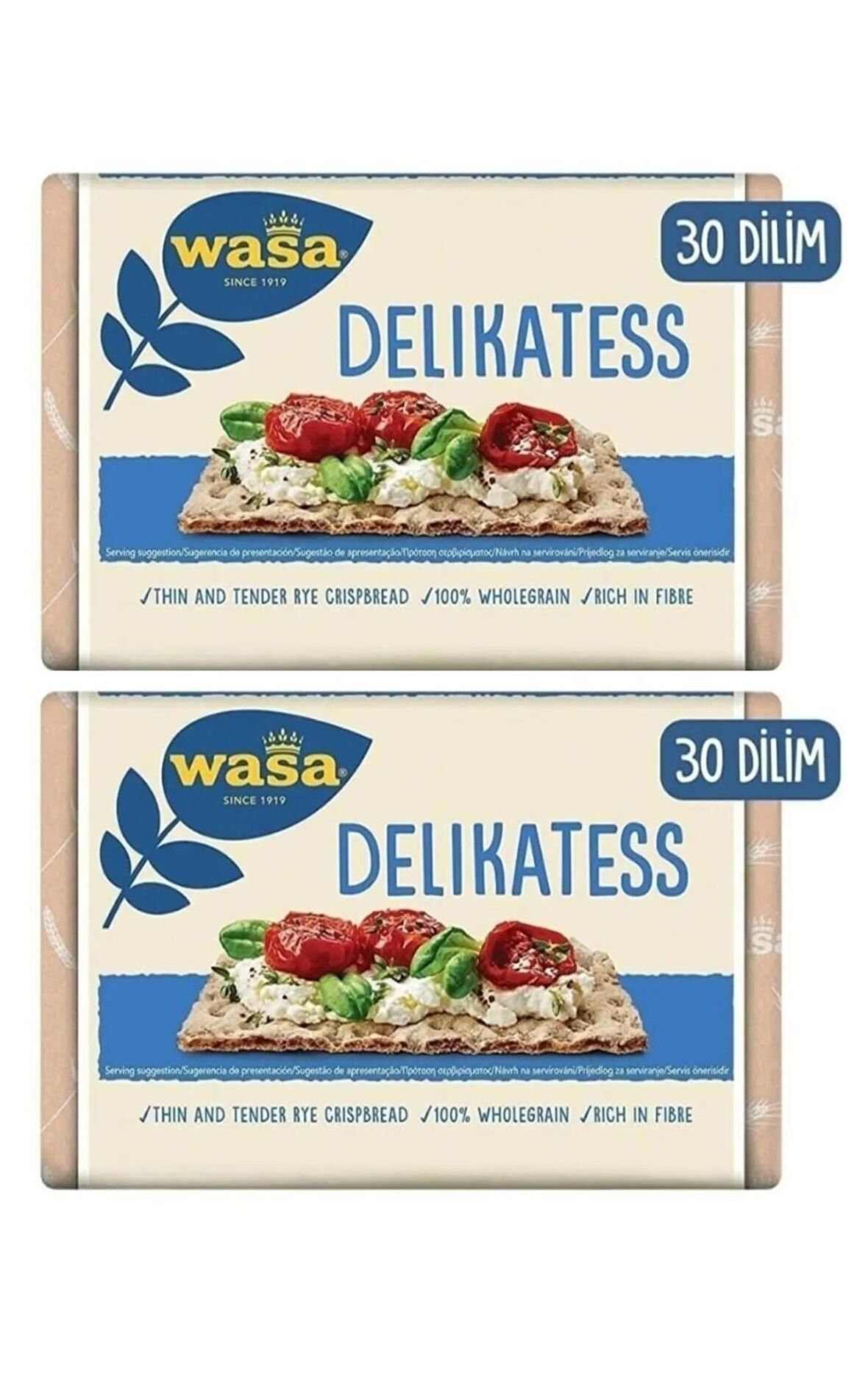 Wasa İnce - Delikatess Gevrek Ekmek 2 Adet 270g