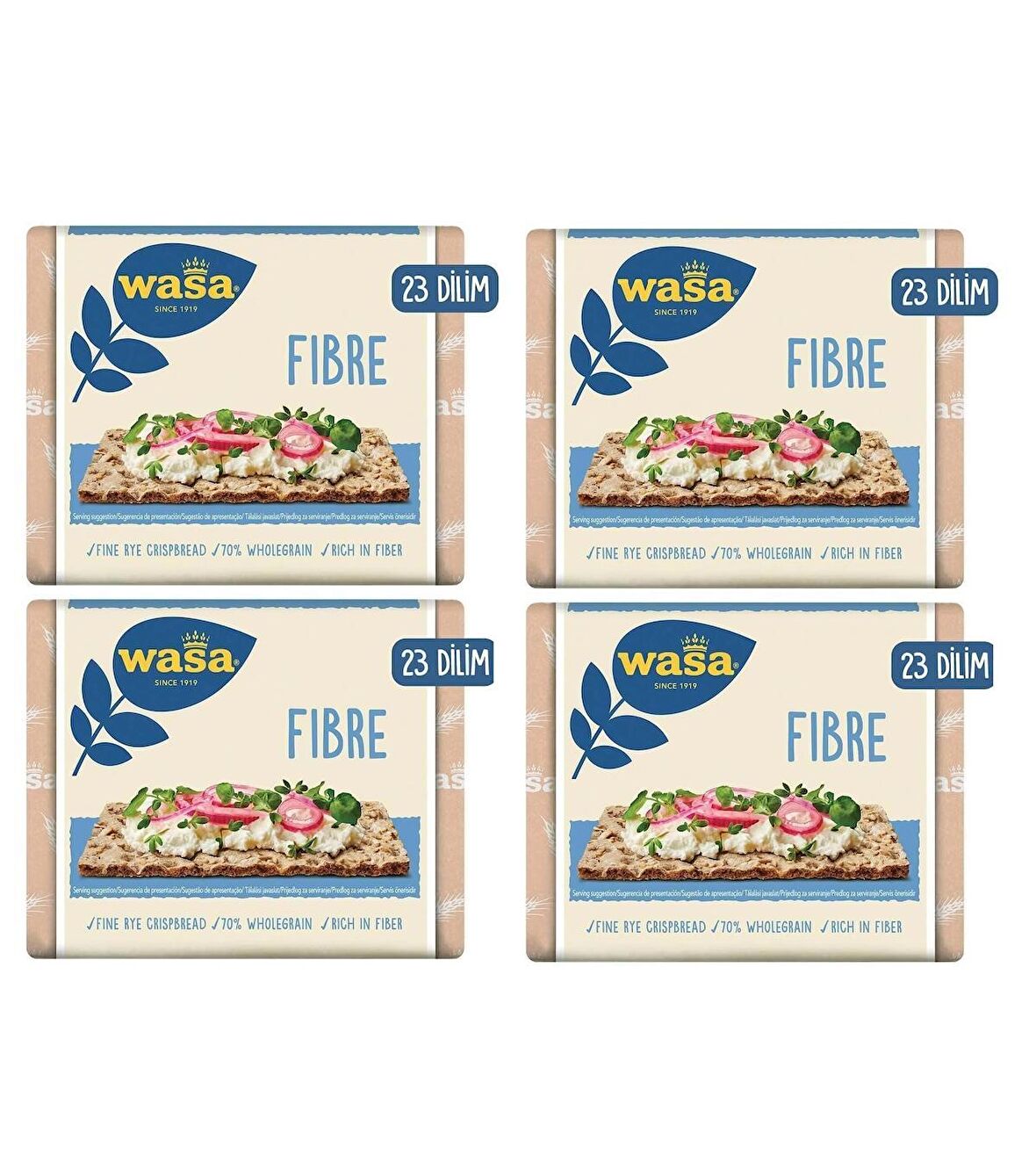 Wasa Lifli - Fibre Gevrek Ekmek 4 Adet 230g