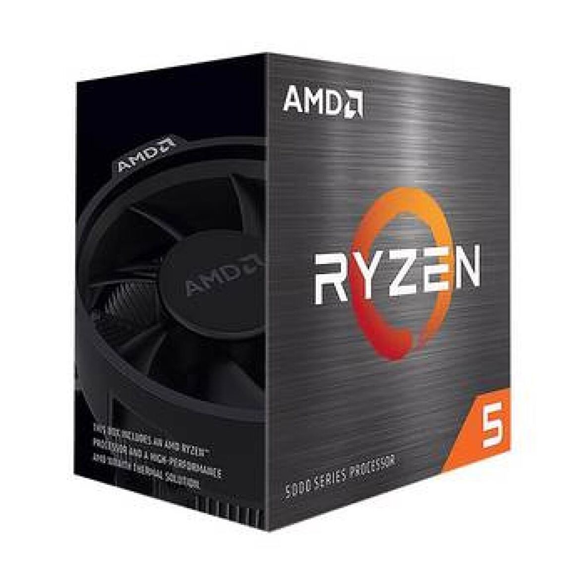 AMD RYZEN 5 5600 3.5GHZ (TURBO 4.4GHZ) 6 CORE 12 THREADS 35MB CACHE AM4 İŞLEMCİ (KUTULU,FANLI)