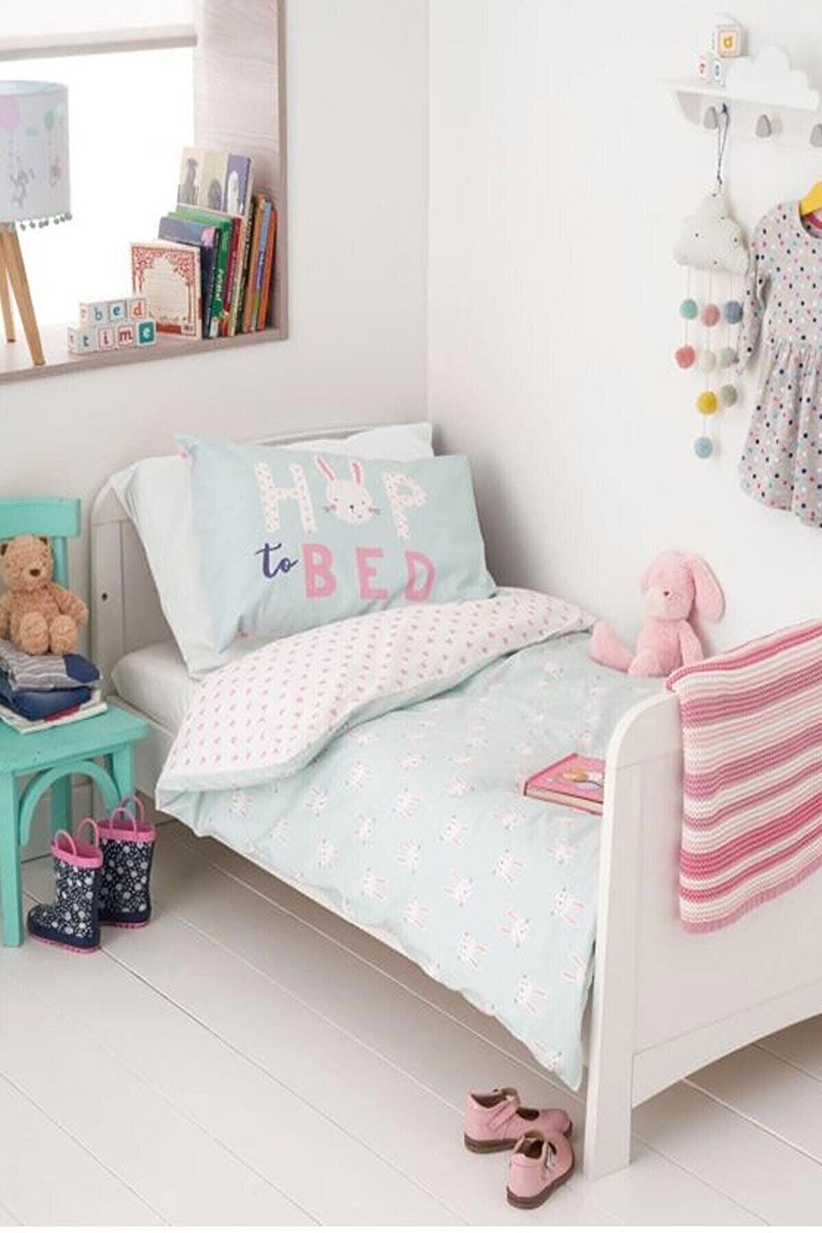 Mothercare Çift Taraflı Bebek Nevresim Takımı Bunny