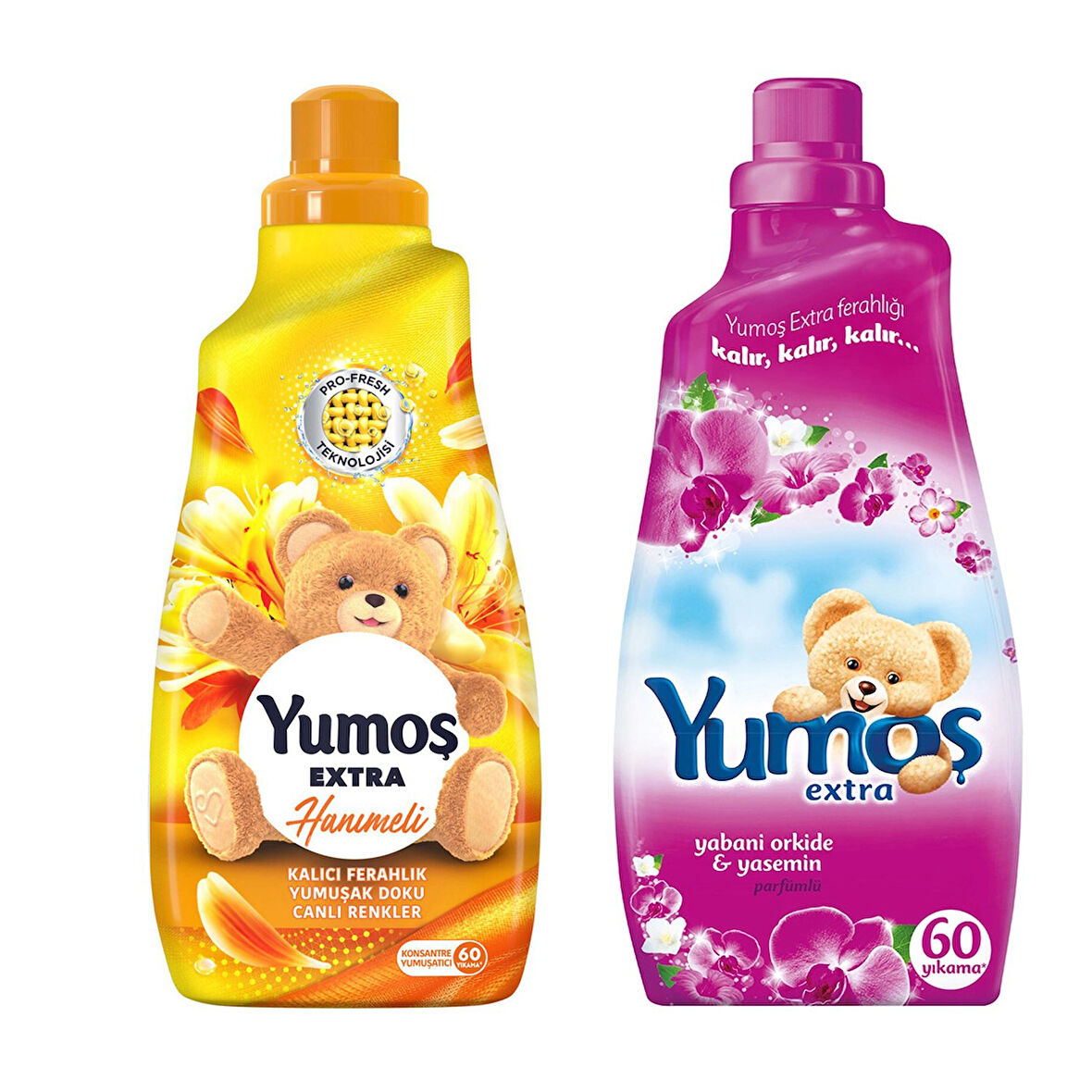 Yumoş Extra Konstantre Yumuşatıcı 1440 ml Hanımeli ve Yabani Orkide 2 li