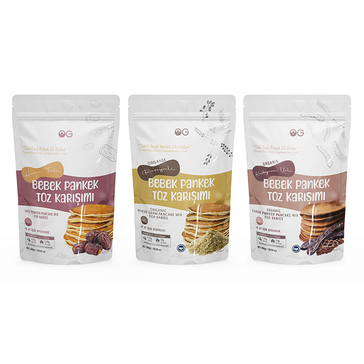 Bebek Pankek Toz Karışımı Seti +8 Ay