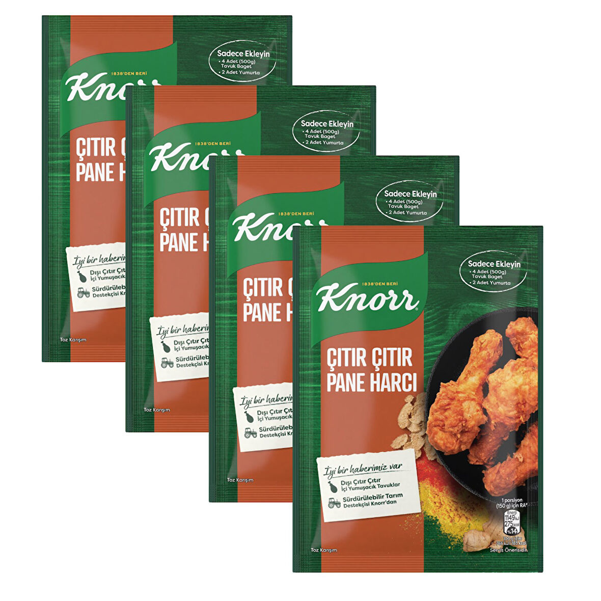 Knorr Çıtır Pane Harcı 90 gr x 4 Adet