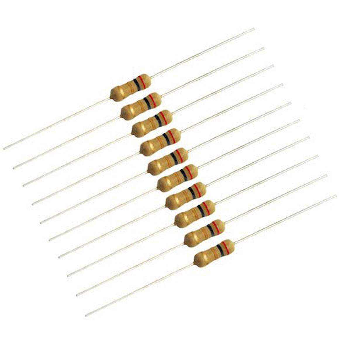 1/4w 820 Ohm Karbon Film Direnç X 10 Adet (Rf065)