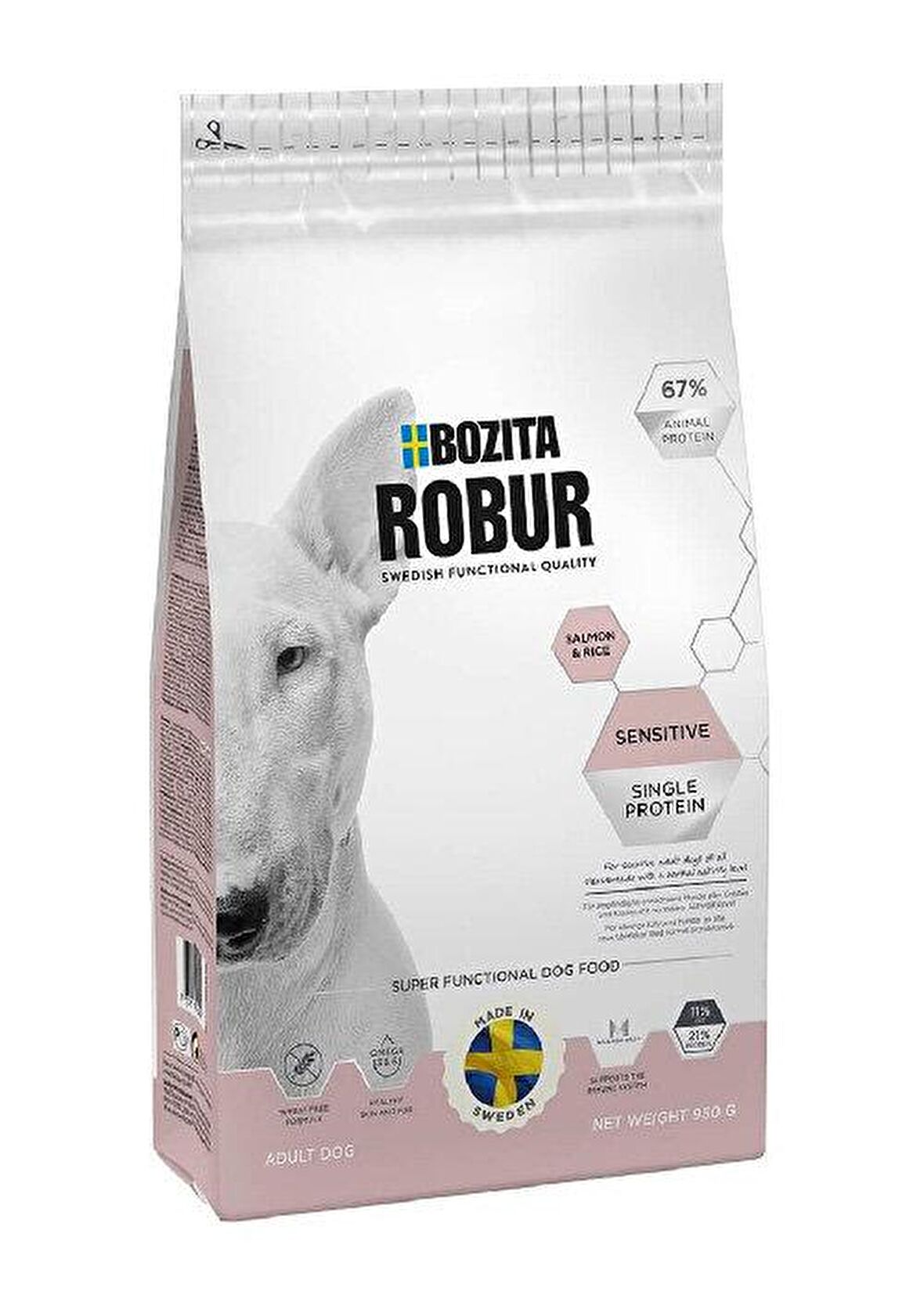 Bozita Robur Proteinli Somonlu Tahılsız Köpek Maması 12,5 Kg