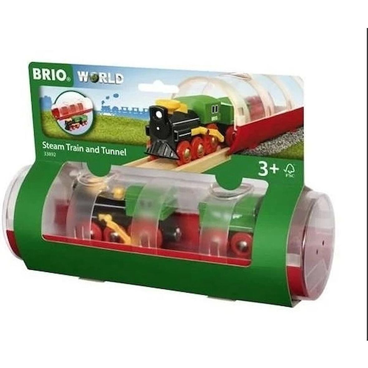 Brio Buharlı Tren ve Tünel 33892