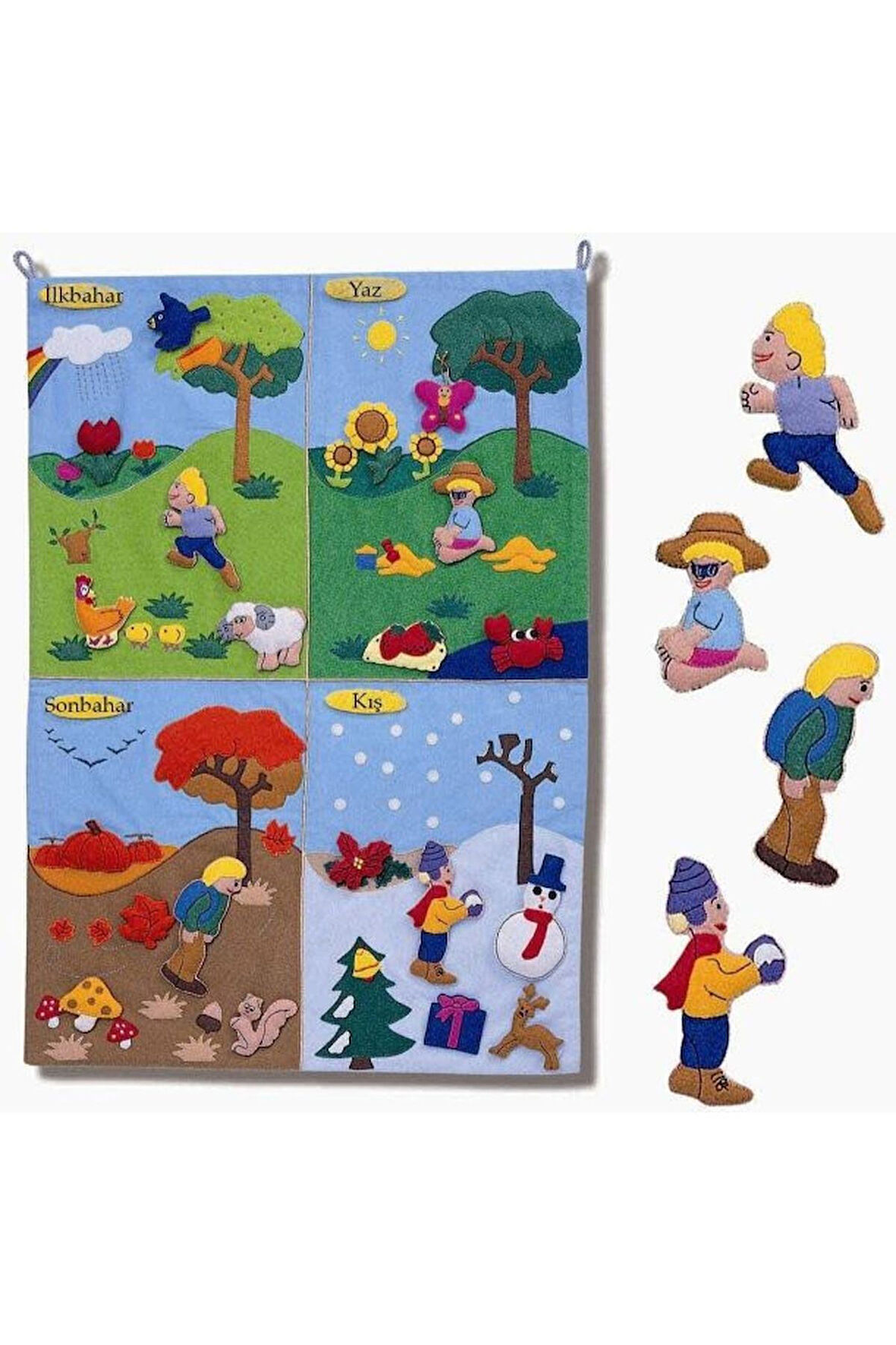 Yapışkanlı Mevsimler Panosu