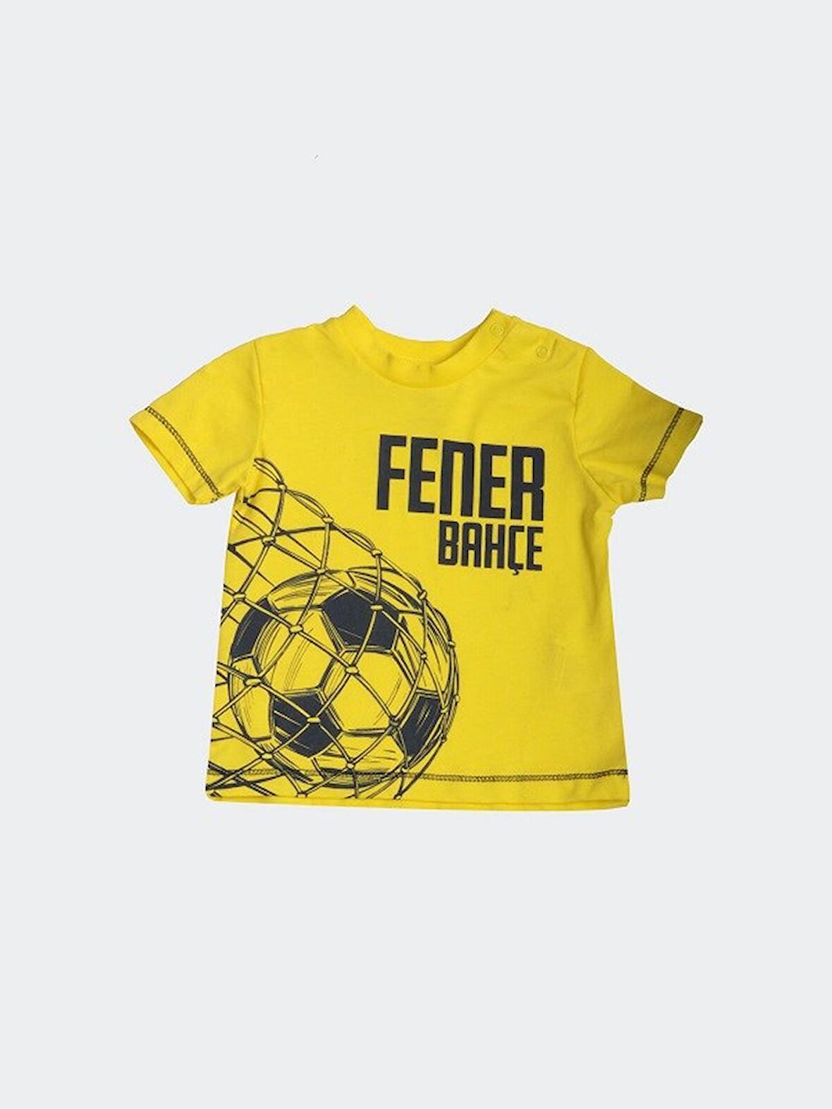 Fenerbahçe Futbol Topu Detaylı Bebek Tshirt