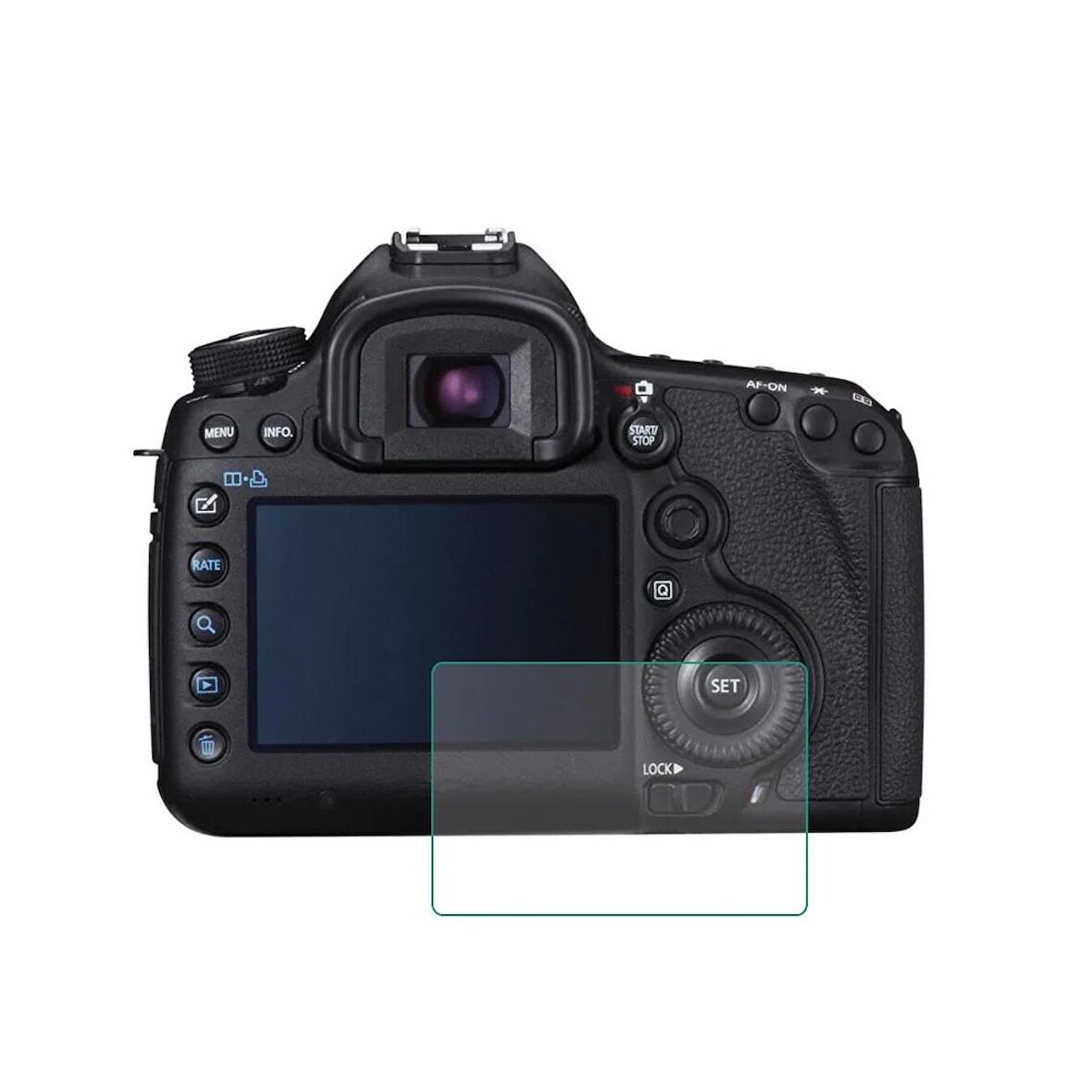 ScHitec Canon Eos R 3.2 İle Uyumlu Darbe Emici Ekran Koruyucu Kaplama