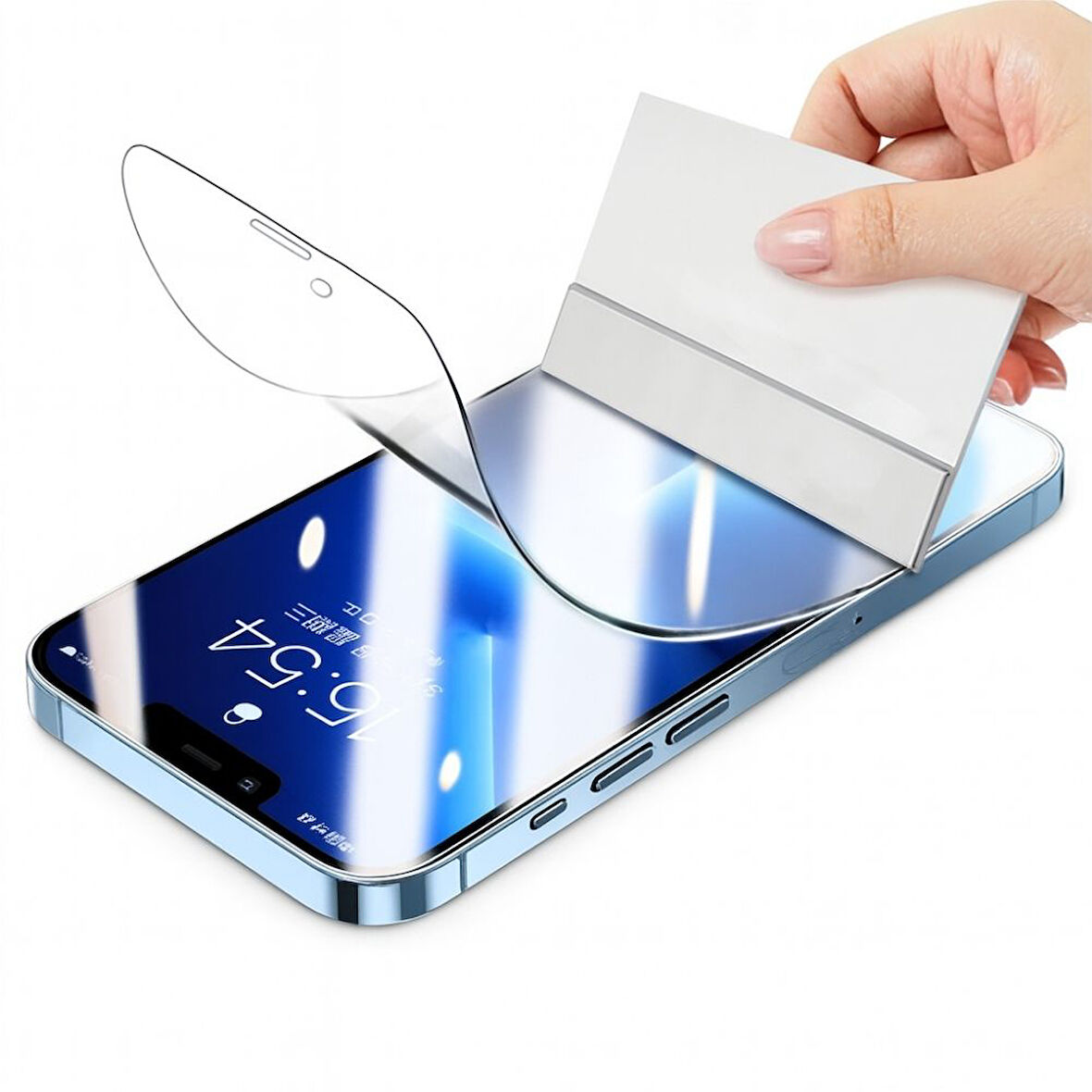 ScHitec Huawei Nova 13 Pro Darbe Emici Premium Ön Şeffaf mat Ekran Koruyucu poliüretan Film