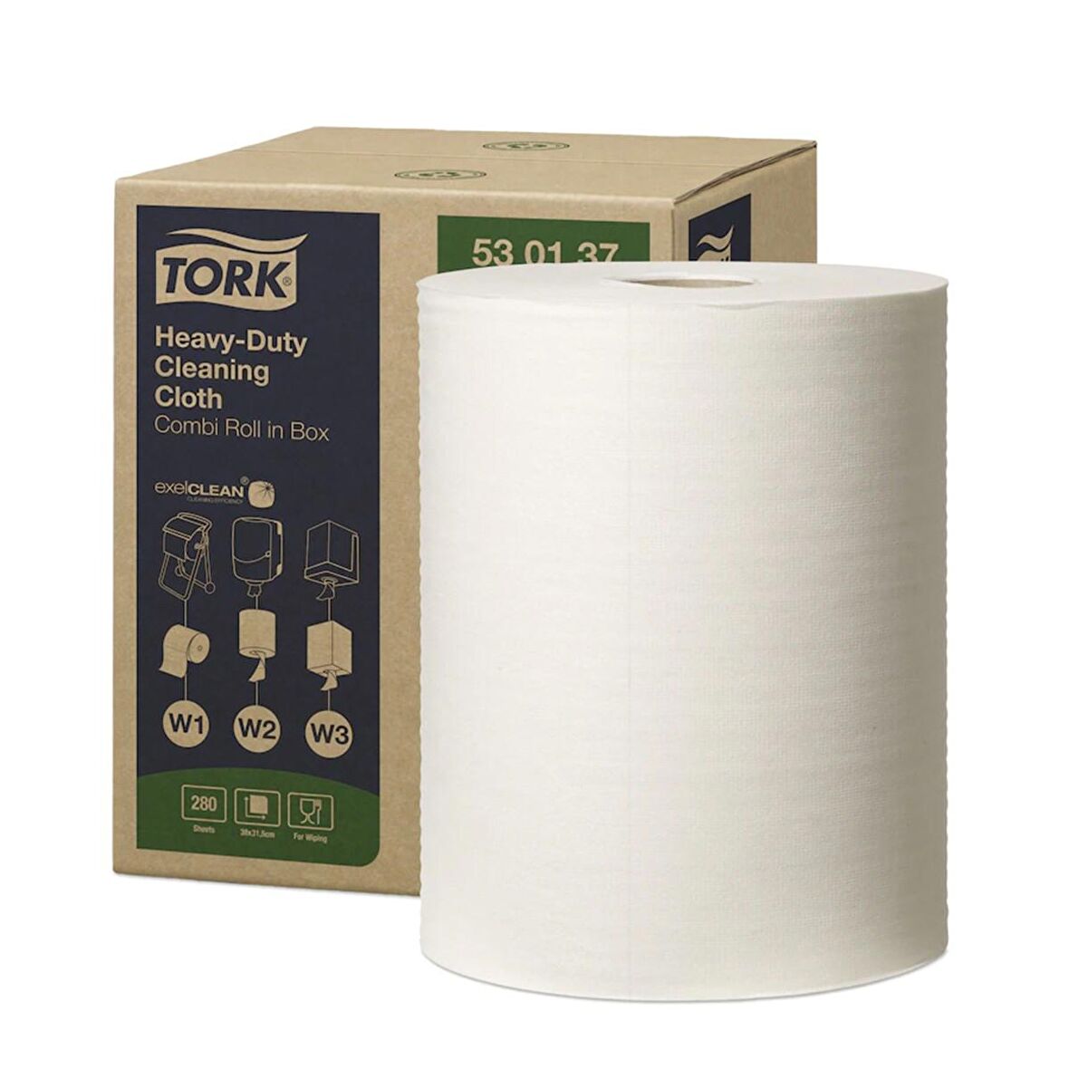 Tork Nonwoven Çok Amaçlı Dayanıklı Temizlik Bezi 106 Mt. 1 Rulo (530137)