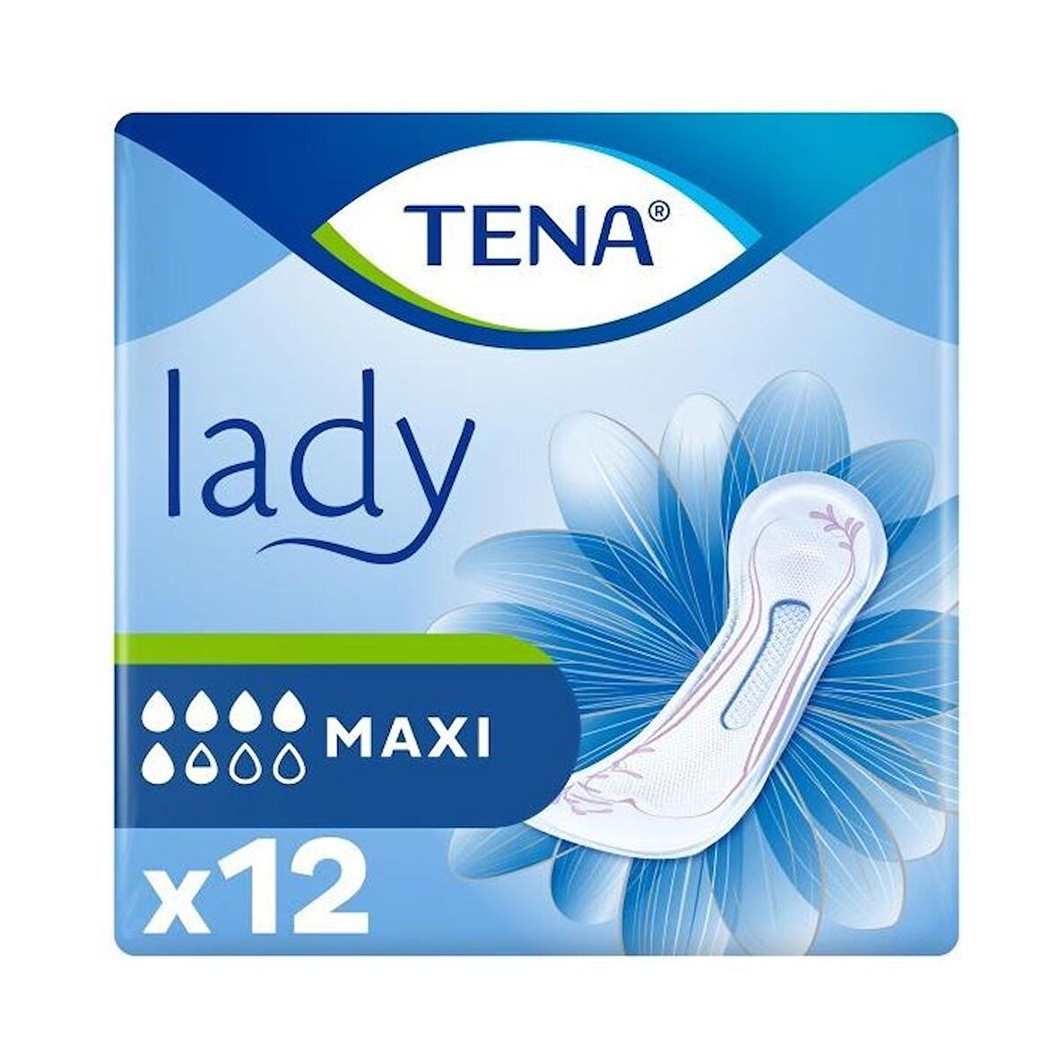 Tena Maxi Hijyenik Ped 12 Adet