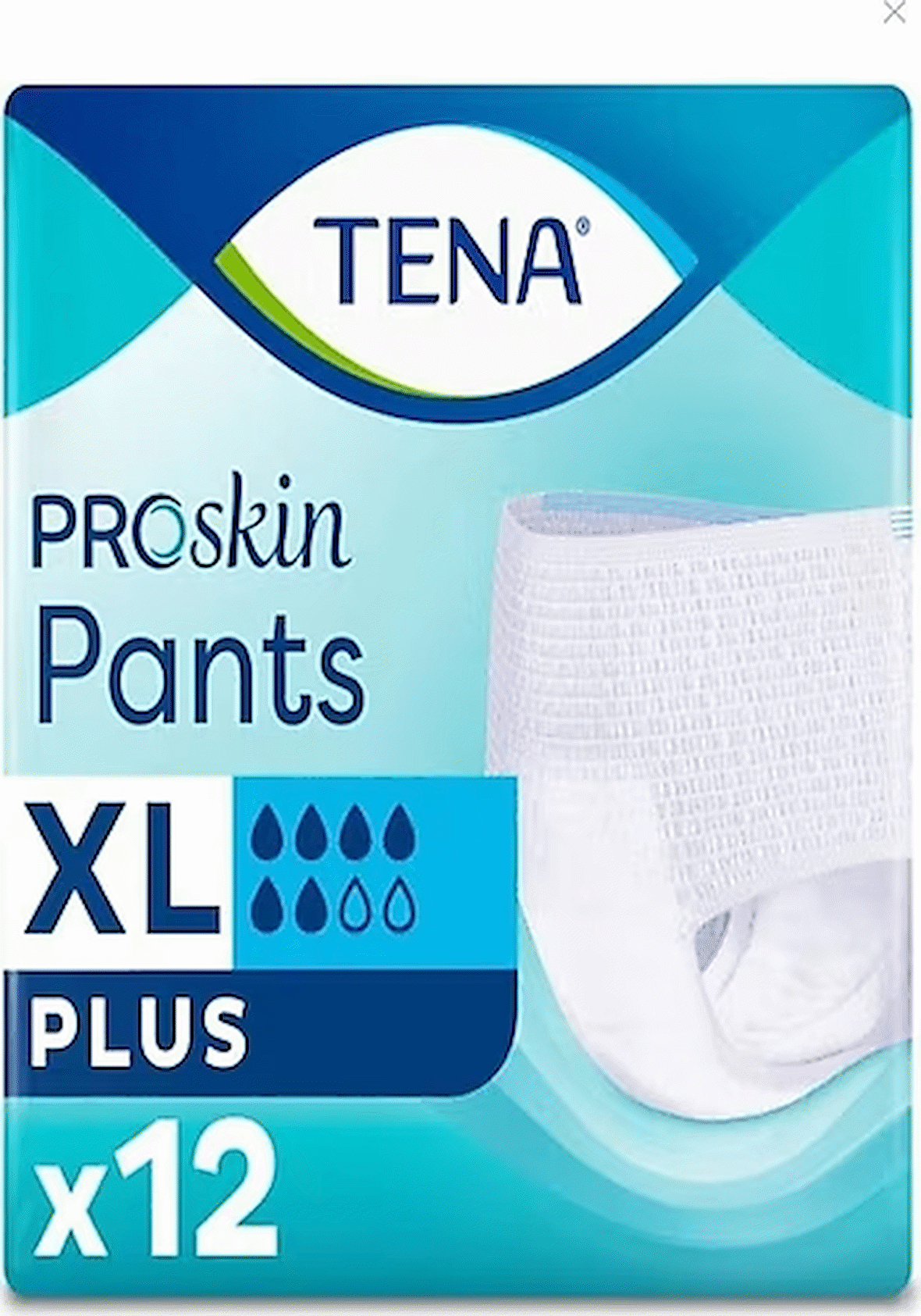 TENA 6 DAMLA KÜLOTLU HASTA BEZİ  XLARGE 12 ADET