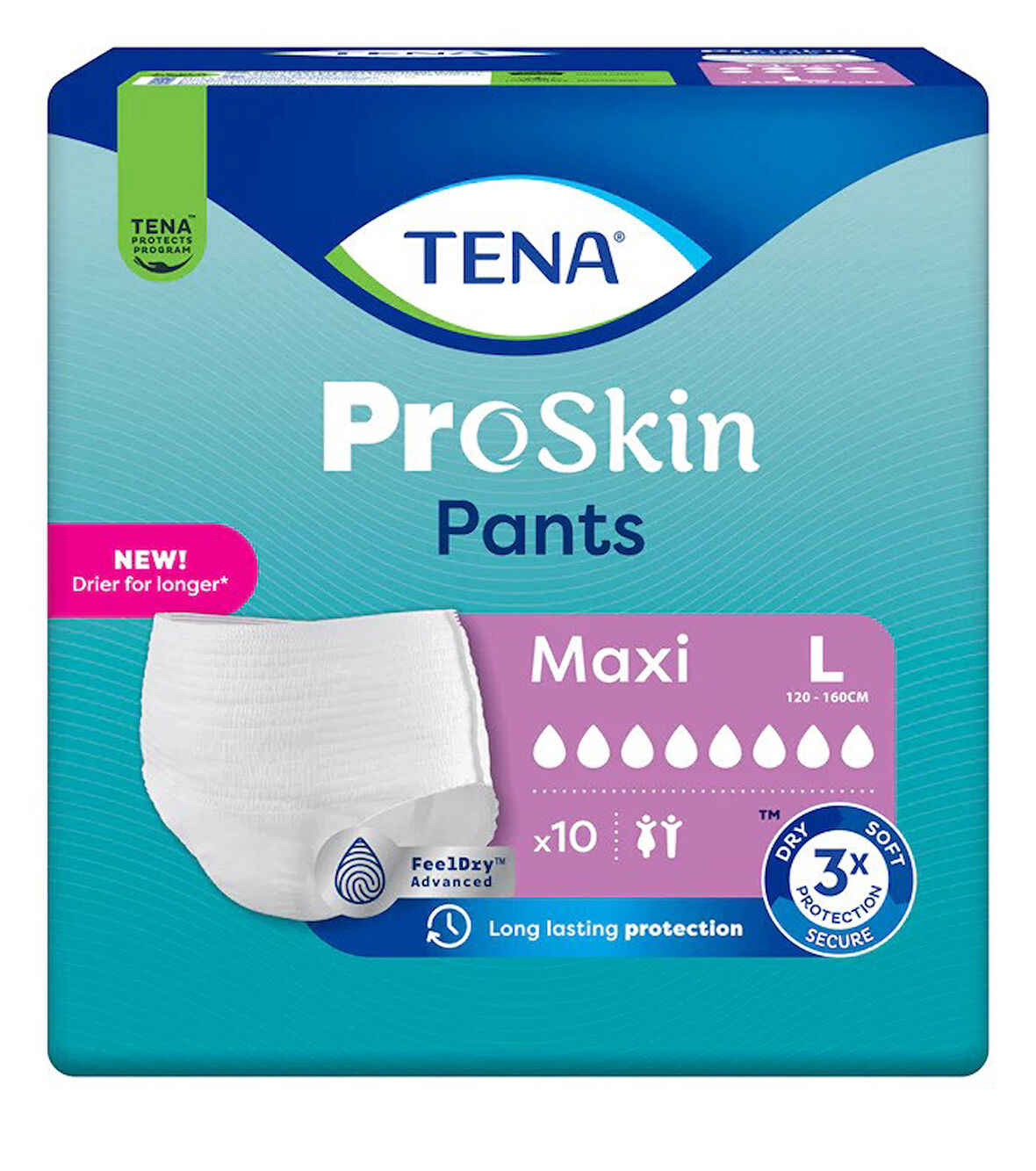 TENA 8 DAMLA KÜLOTLU  HASTA BEZİ LARGE 40 ADET 
