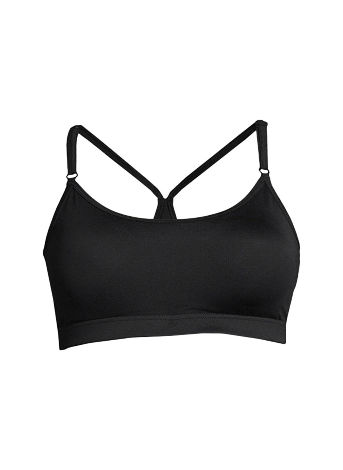 Casall Siyah U Yaka Kadın Düz Sporcu Sütyeni 19986-901 Strappy Sports Bra