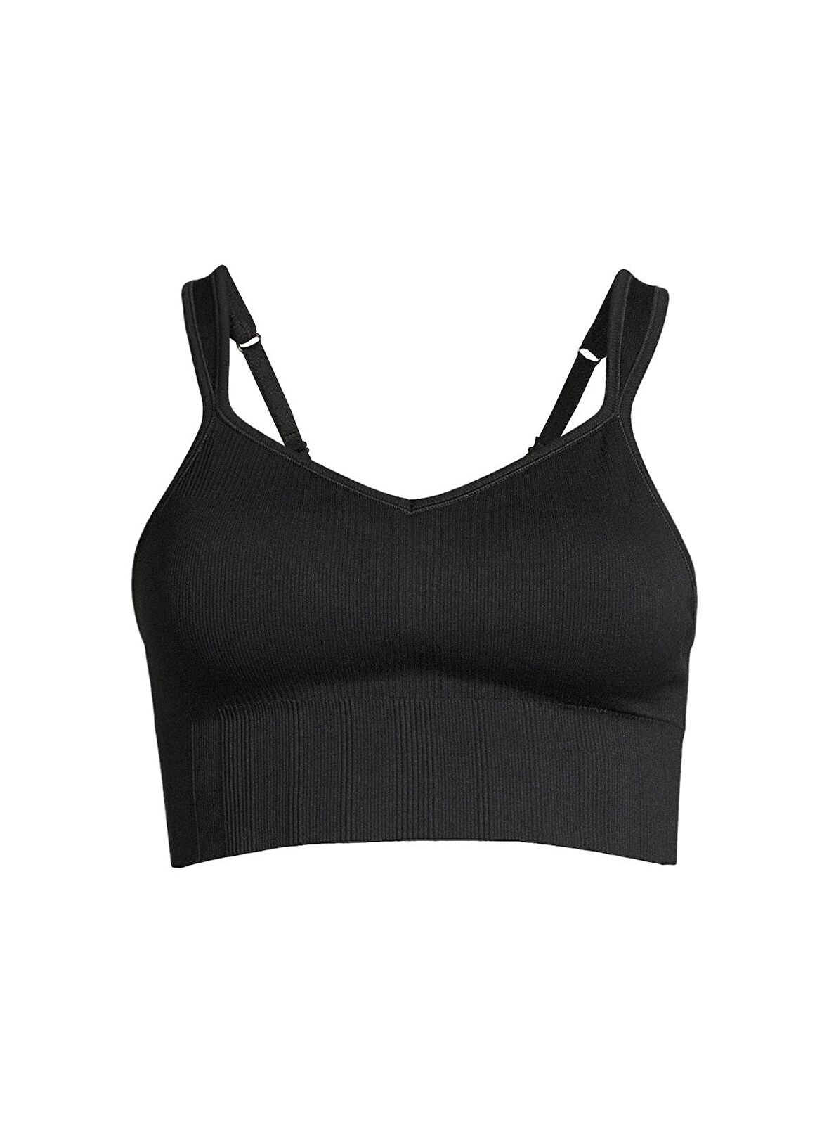 Casall Siyah Sporcu Sütyeni 23180-901 Seamless Rib Padded Sport