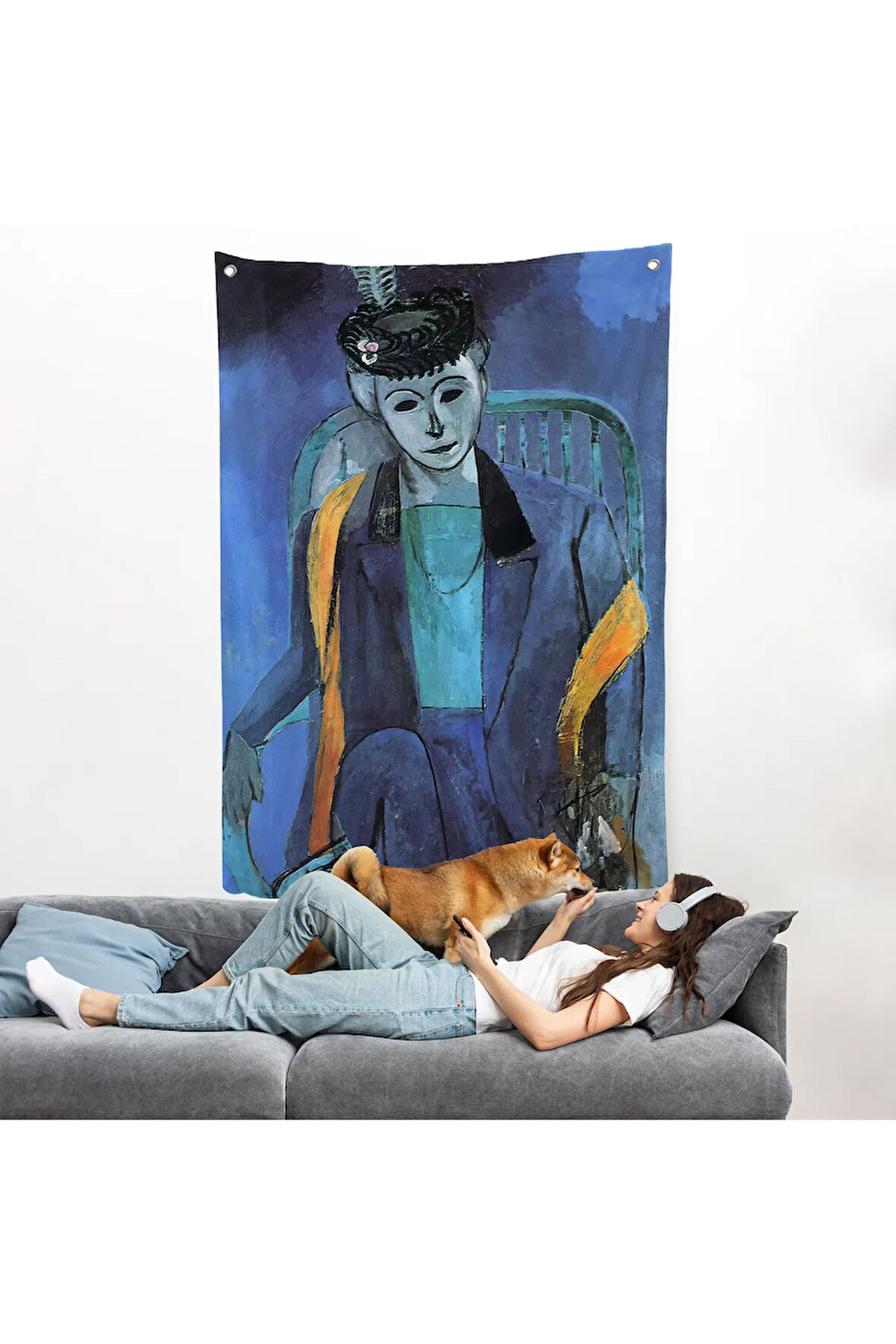 Henri Matisse - Madame Matisse'in Portresi-7324