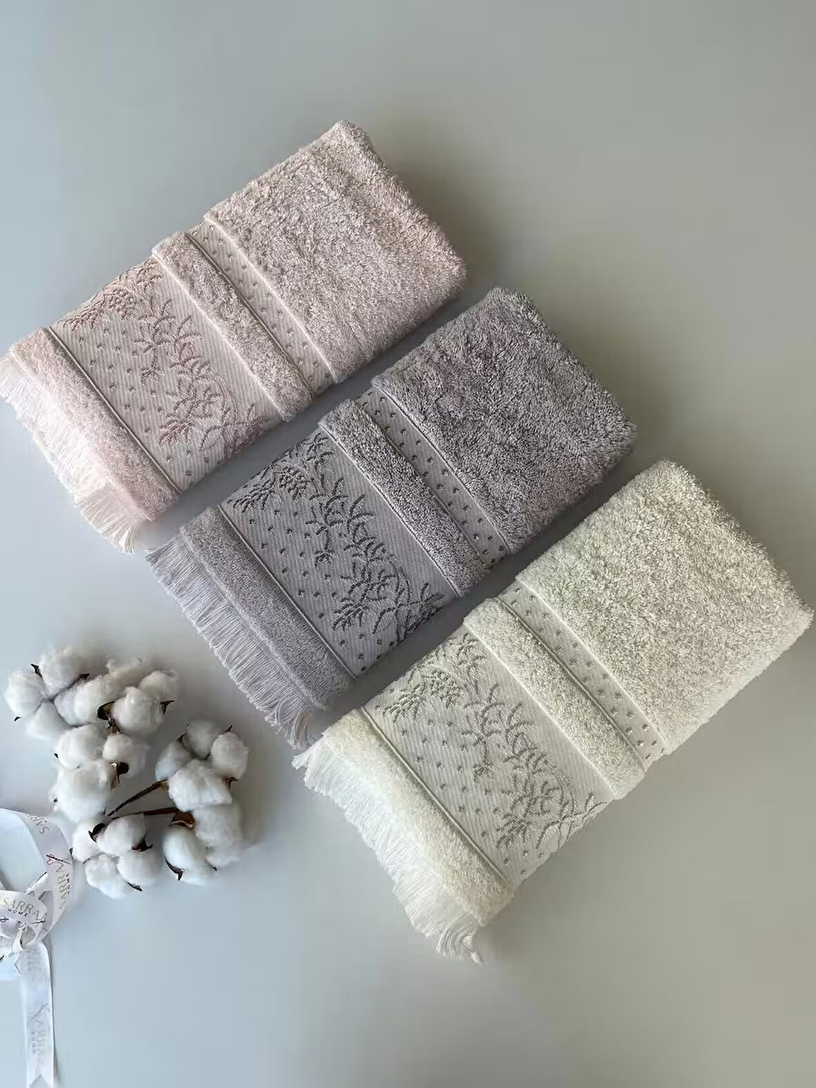 50x90 BAHAR 3'LÜ HAVLU V1