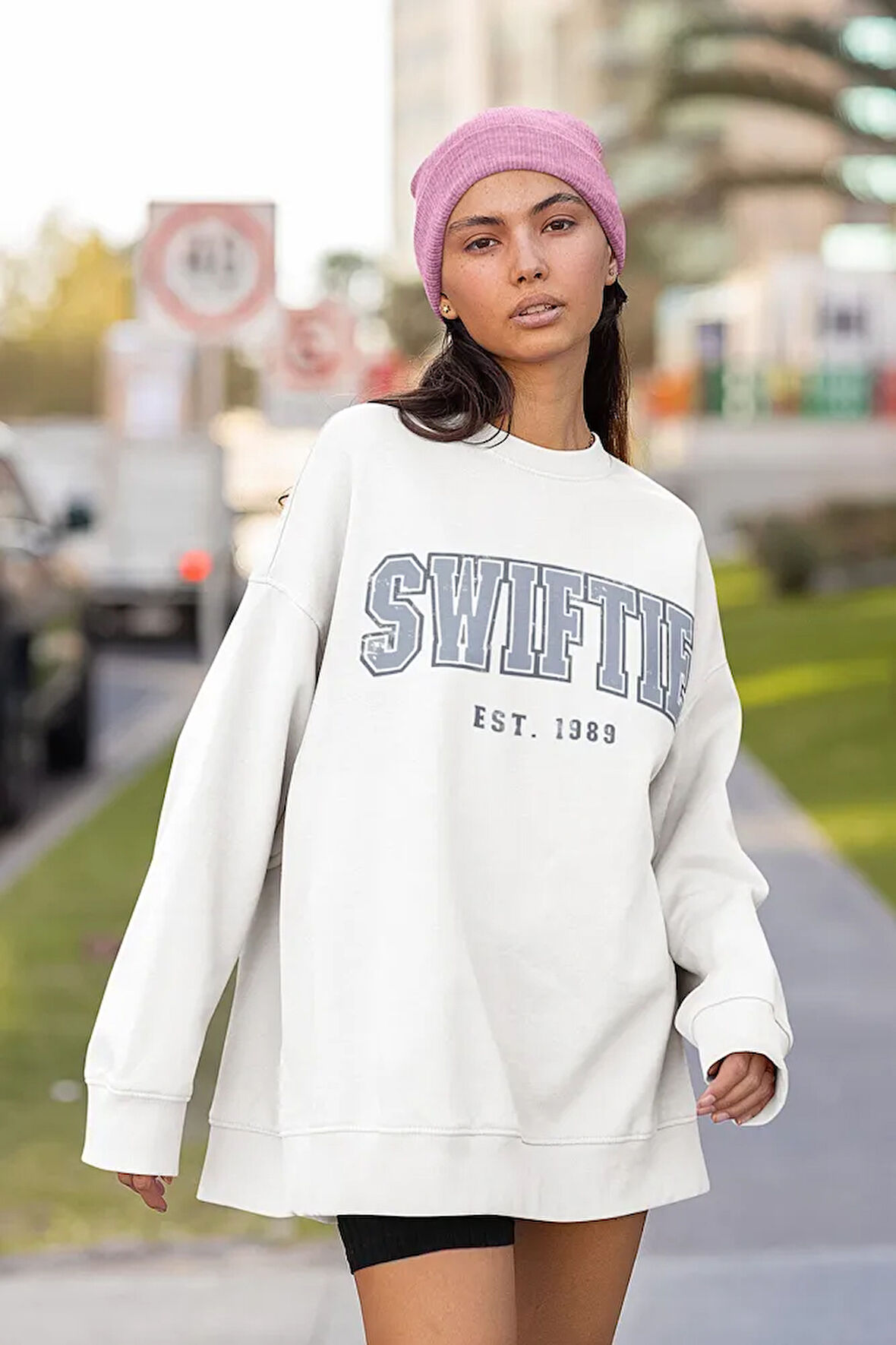 Swiftie 1989 Est. Yazılı Unisex Oversize Taylor Swift Sweatshirt