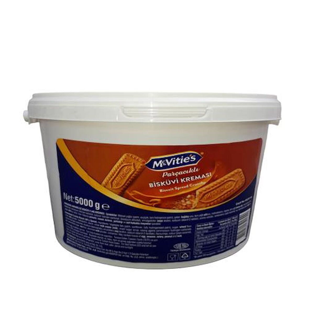 ÜLKER MCVİTİES BÜSKÜVİ KREMASI PARÇACIKLI (5KG) (pastaland)