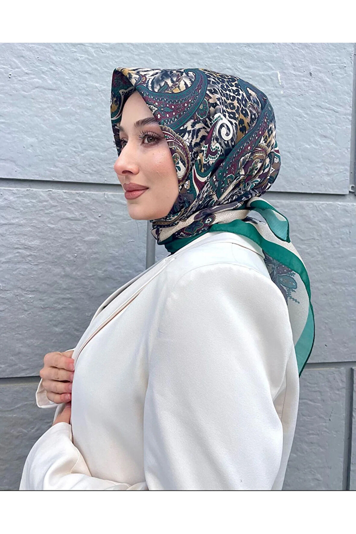 Yeni Sezon Etnik Desen Soft Pamuk Rahat ve Zarif Eşarp