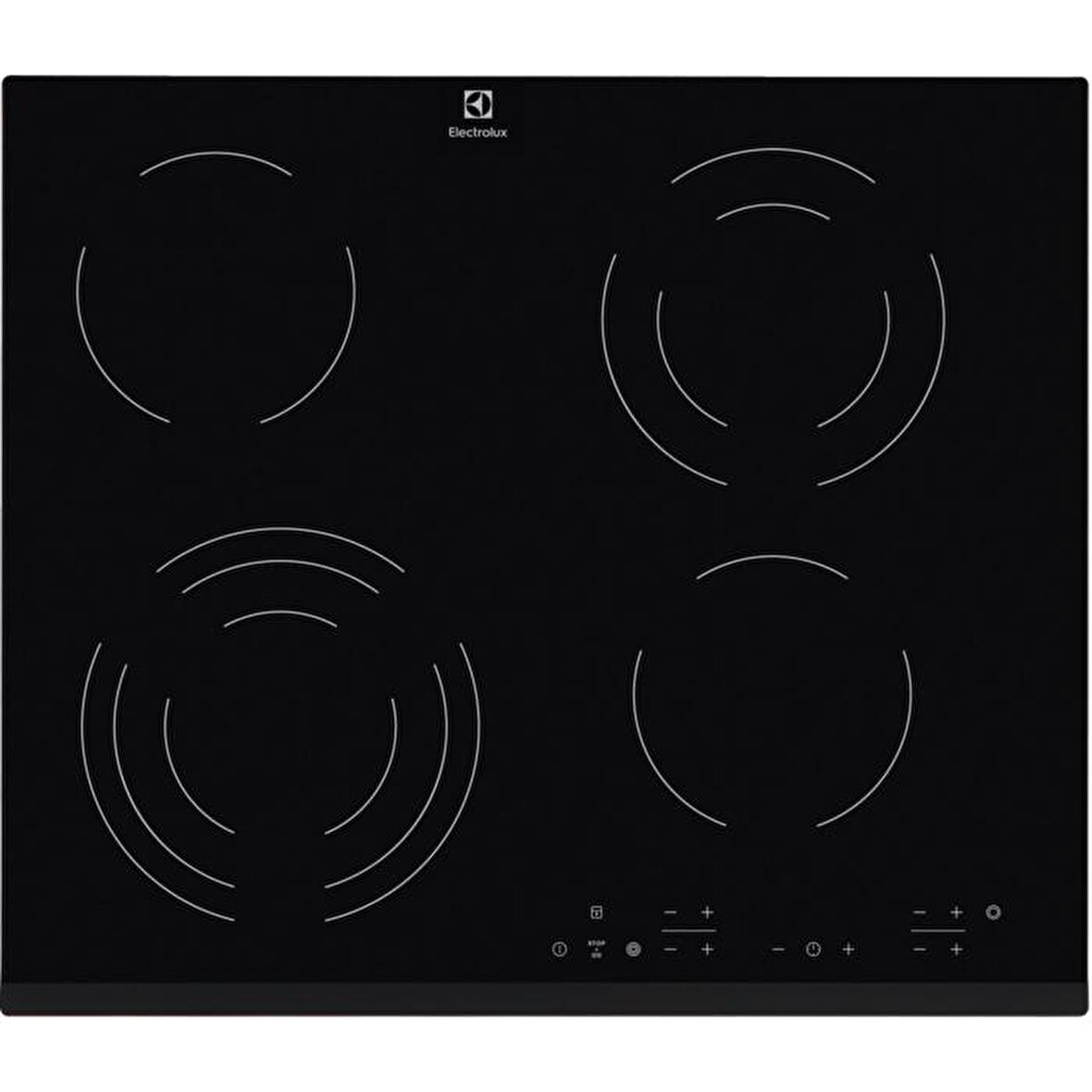 Electrolux EHF6343FOK Elektrikli 4 Gözlü Ankastre Ocak
