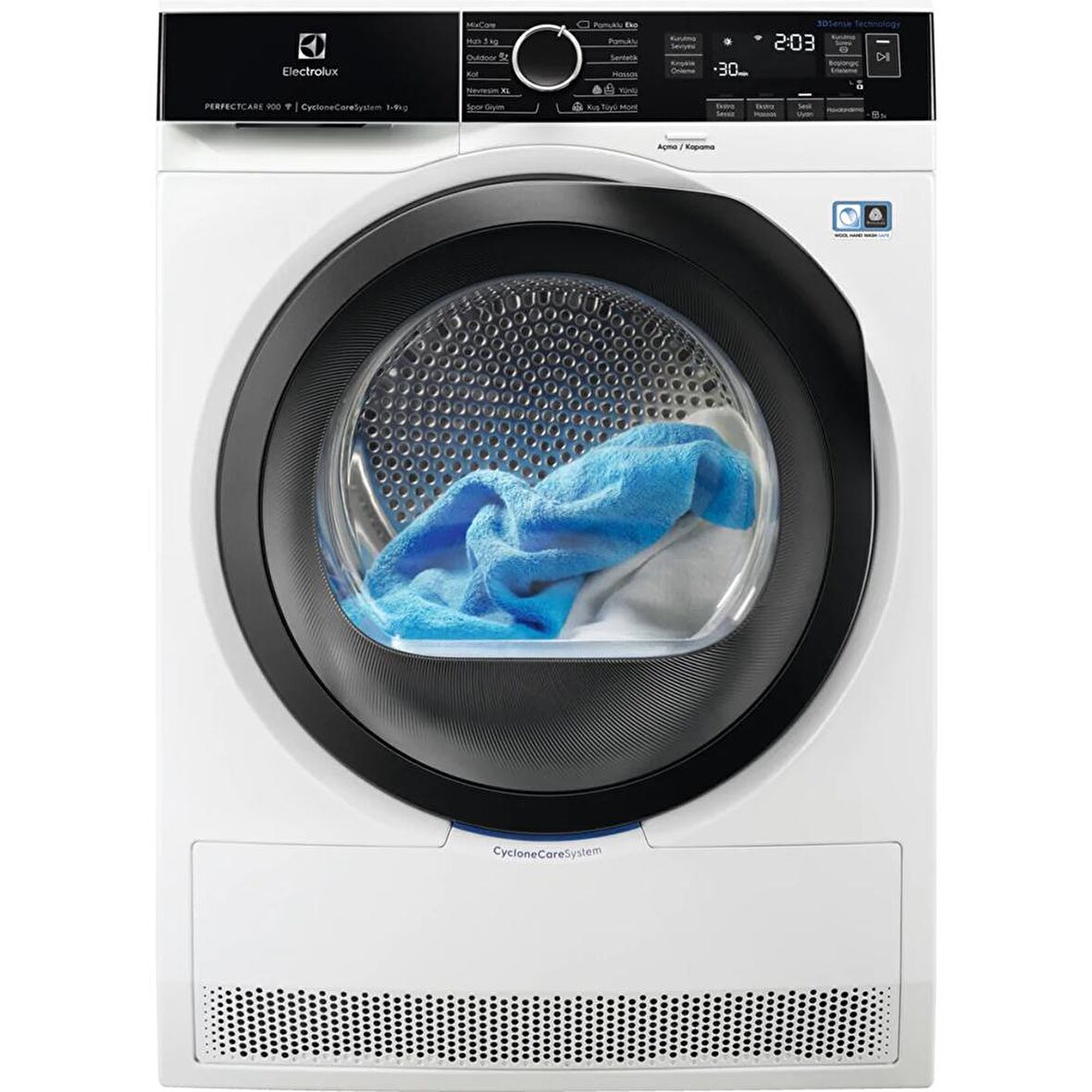 Electrolux EW9HS189ST 9 kg Çamaşır Kurutma Makinesi